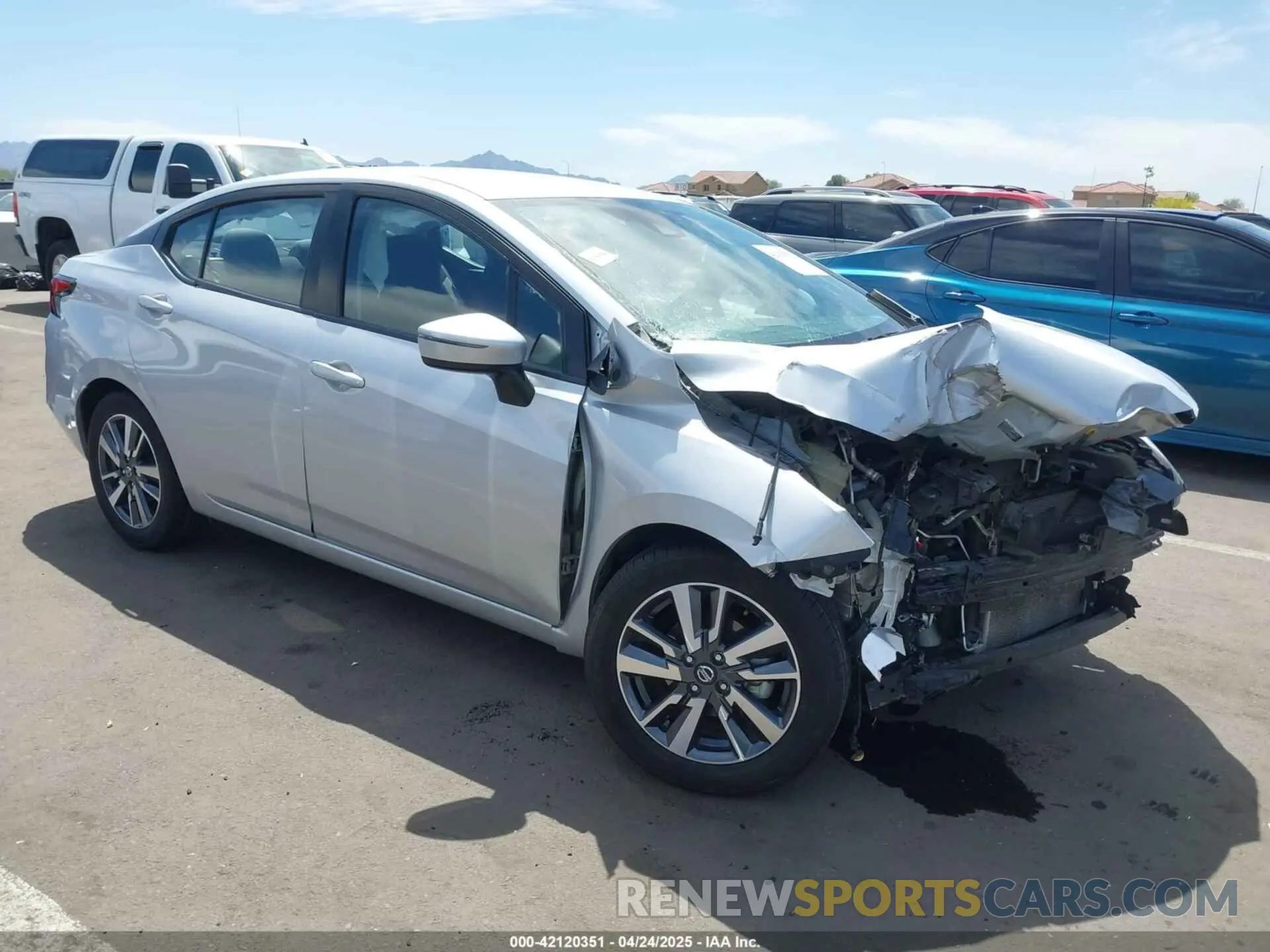 1 Photograph of a damaged car 3N1CN8EV0LL849444 NISSAN VERSA 2020