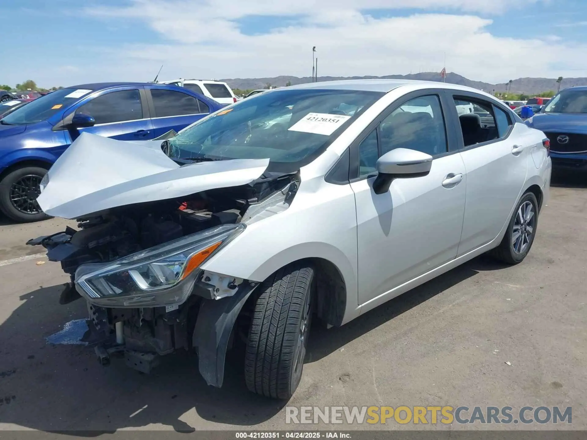 2 Photograph of a damaged car 3N1CN8EV0LL849444 NISSAN VERSA 2020