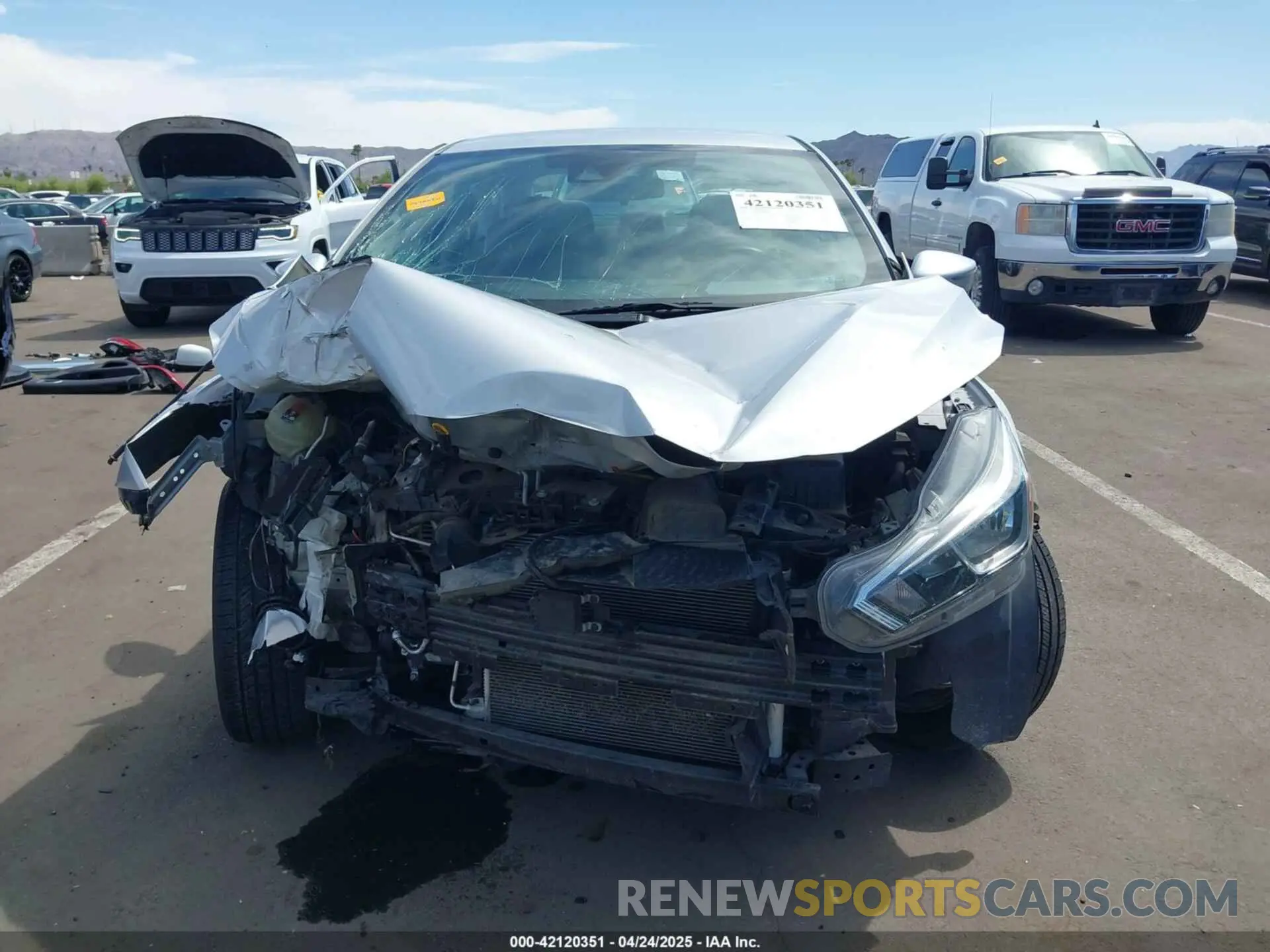 6 Photograph of a damaged car 3N1CN8EV0LL849444 NISSAN VERSA 2020