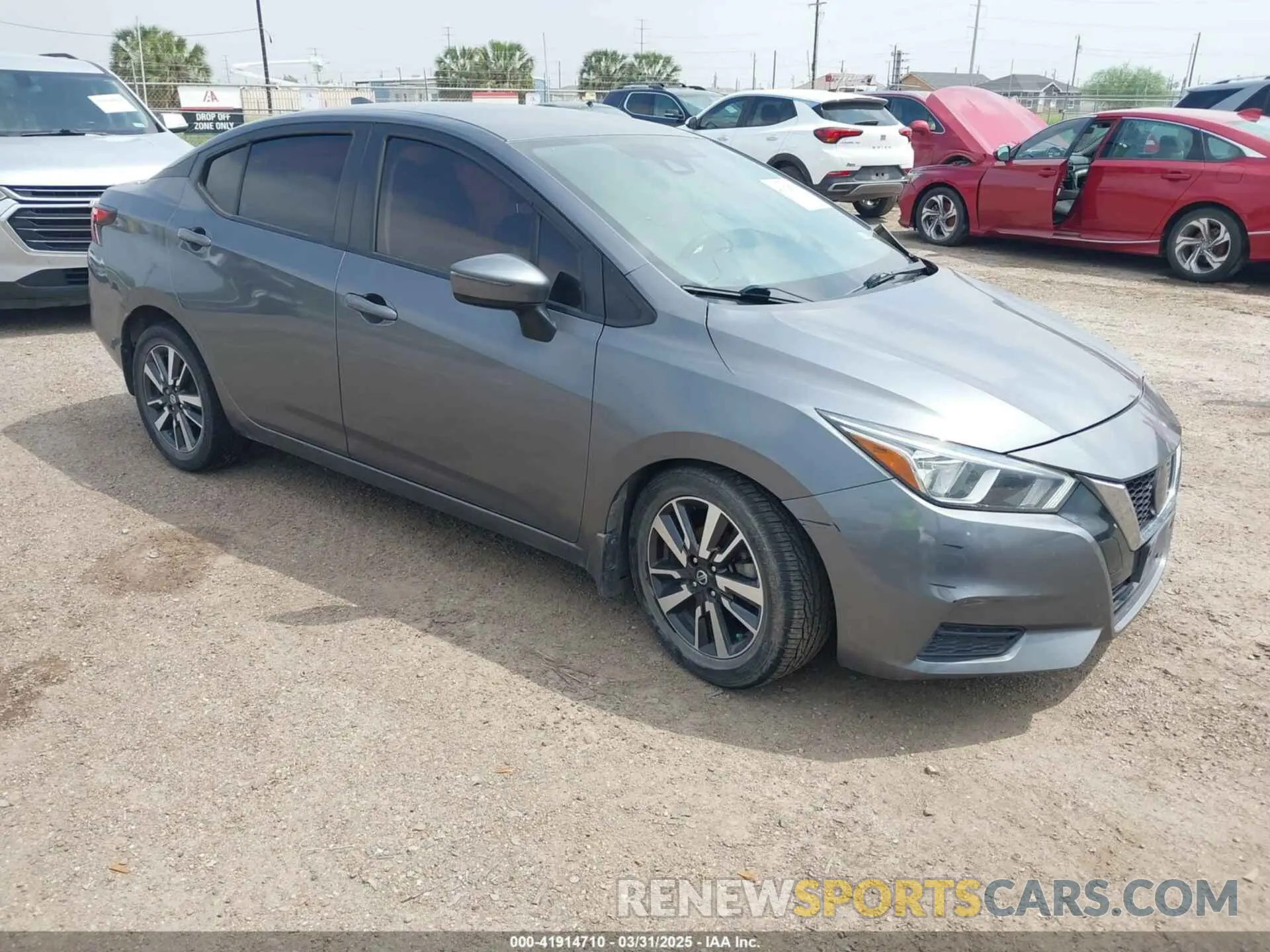 1 Photograph of a damaged car 3N1CN8EV0LL868916 NISSAN VERSA 2020