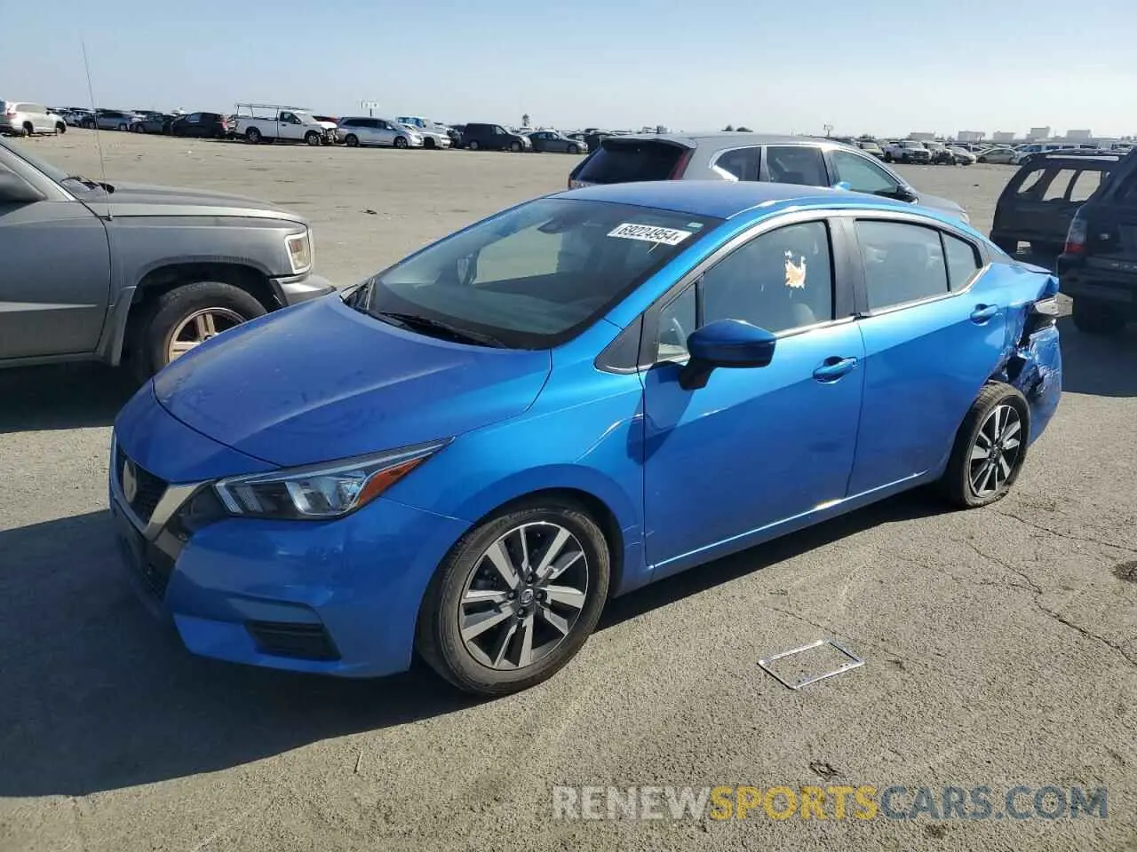 1 Photograph of a damaged car 3N1CN8EV0LL883500 NISSAN VERSA 2020