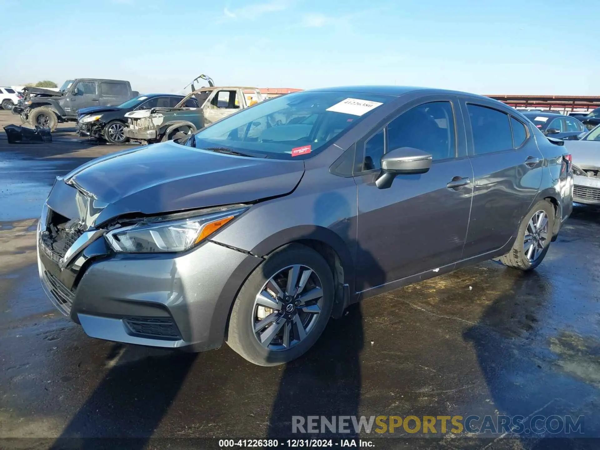 2 Photograph of a damaged car 3N1CN8EV1LL810104 NISSAN VERSA 2020