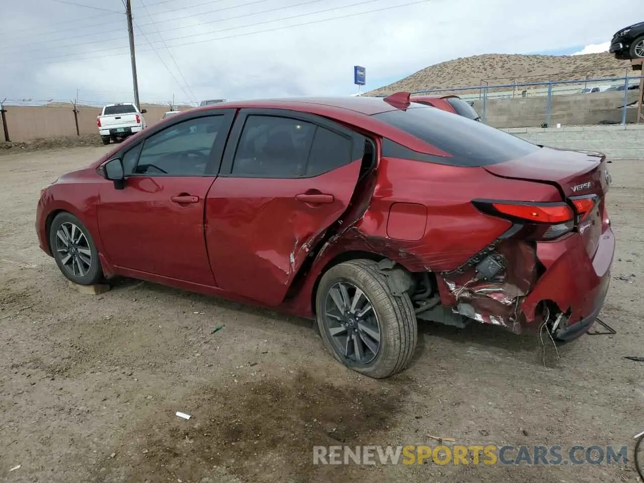 2 Photograph of a damaged car 3N1CN8EV1LL862834 NISSAN VERSA 2020