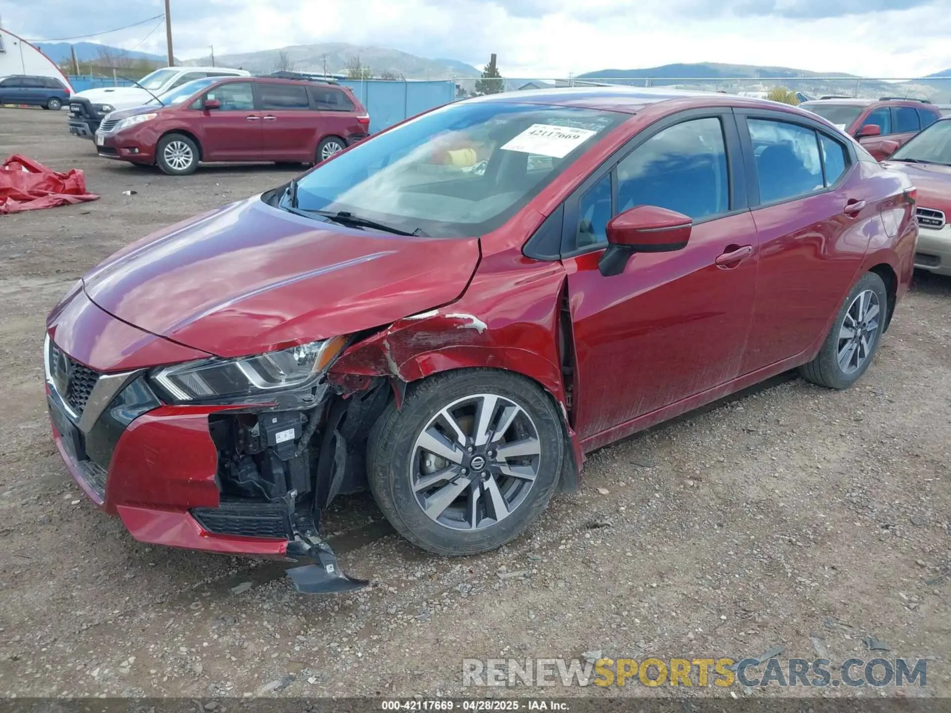 2 Photograph of a damaged car 3N1CN8EV2LL804182 NISSAN VERSA 2020