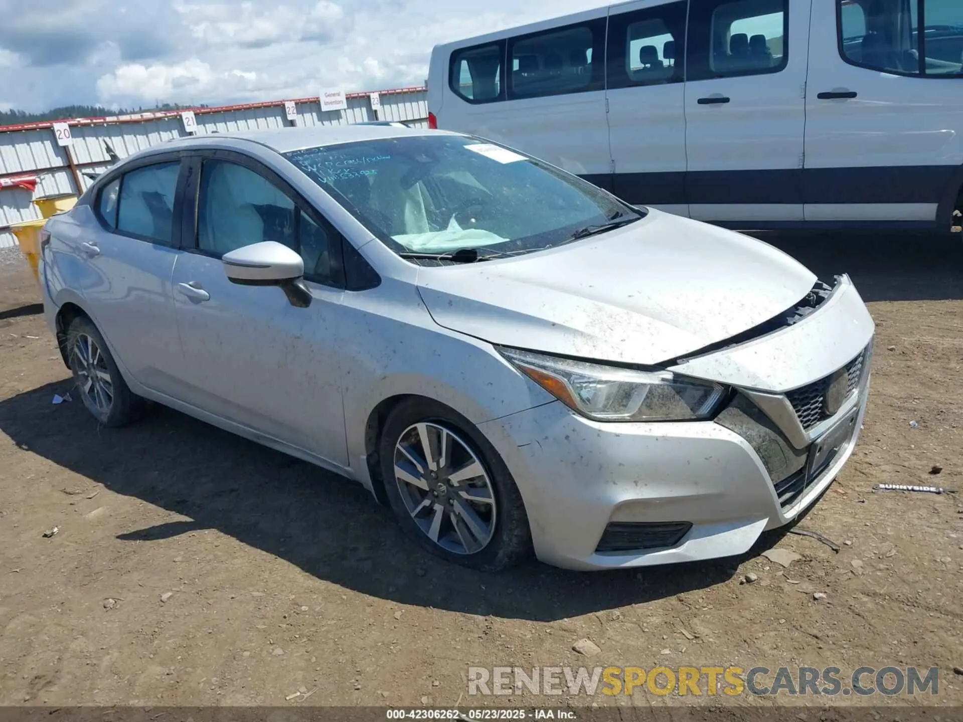 1 Photograph of a damaged car 3N1CN8EV2LL833925 NISSAN VERSA 2020