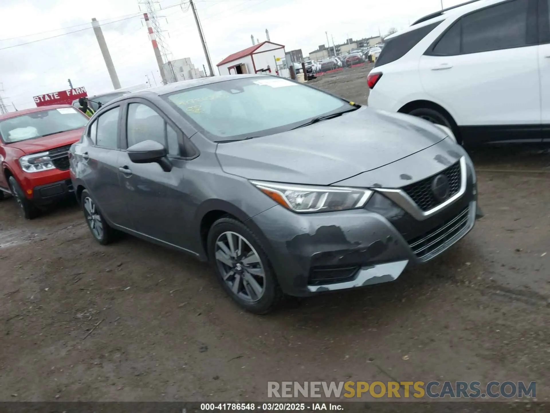 1 Photograph of a damaged car 3N1CN8EV2LL841569 NISSAN VERSA 2020