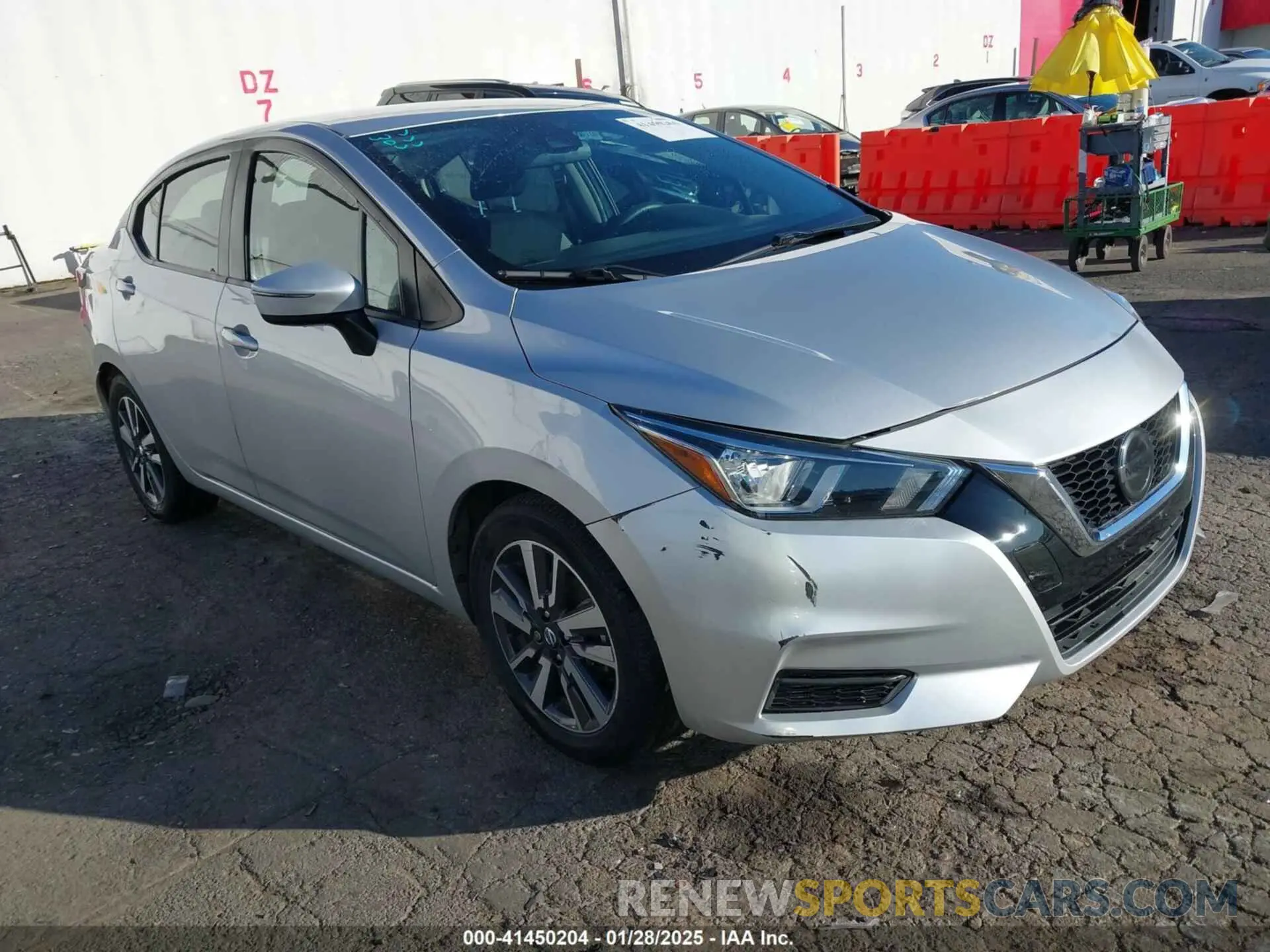 1 Photograph of a damaged car 3N1CN8EV2LL861384 NISSAN VERSA 2020