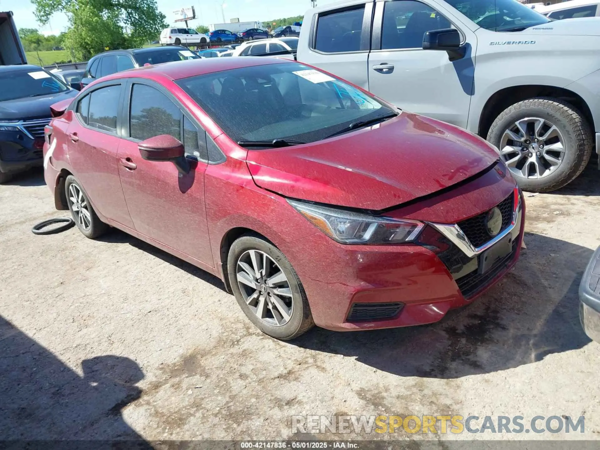 1 Photograph of a damaged car 3N1CN8EV2LL864348 NISSAN VERSA 2020