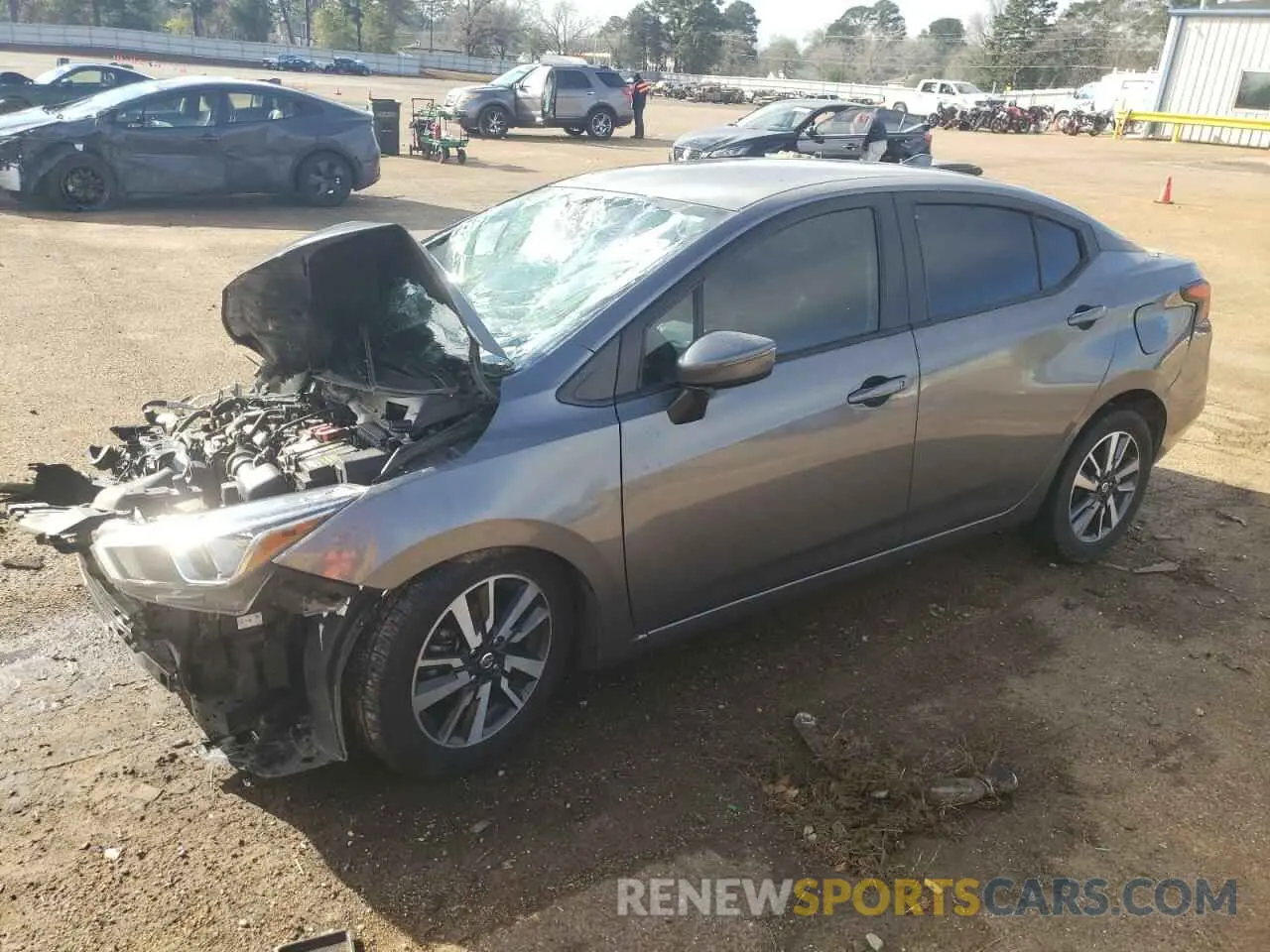 1 Photograph of a damaged car 3N1CN8EV3LL855156 NISSAN VERSA 2020