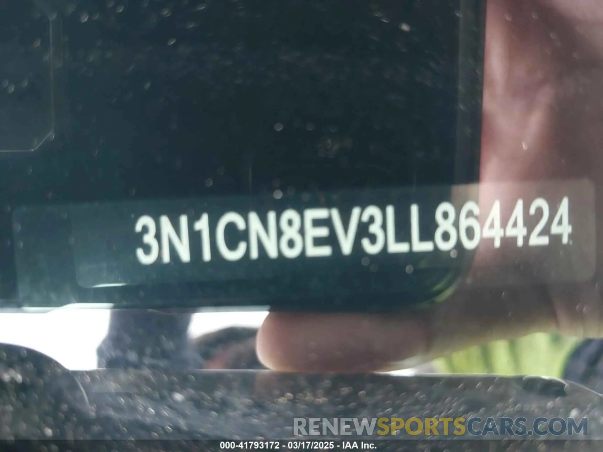9 Photograph of a damaged car 3N1CN8EV3LL864424 NISSAN VERSA 2020