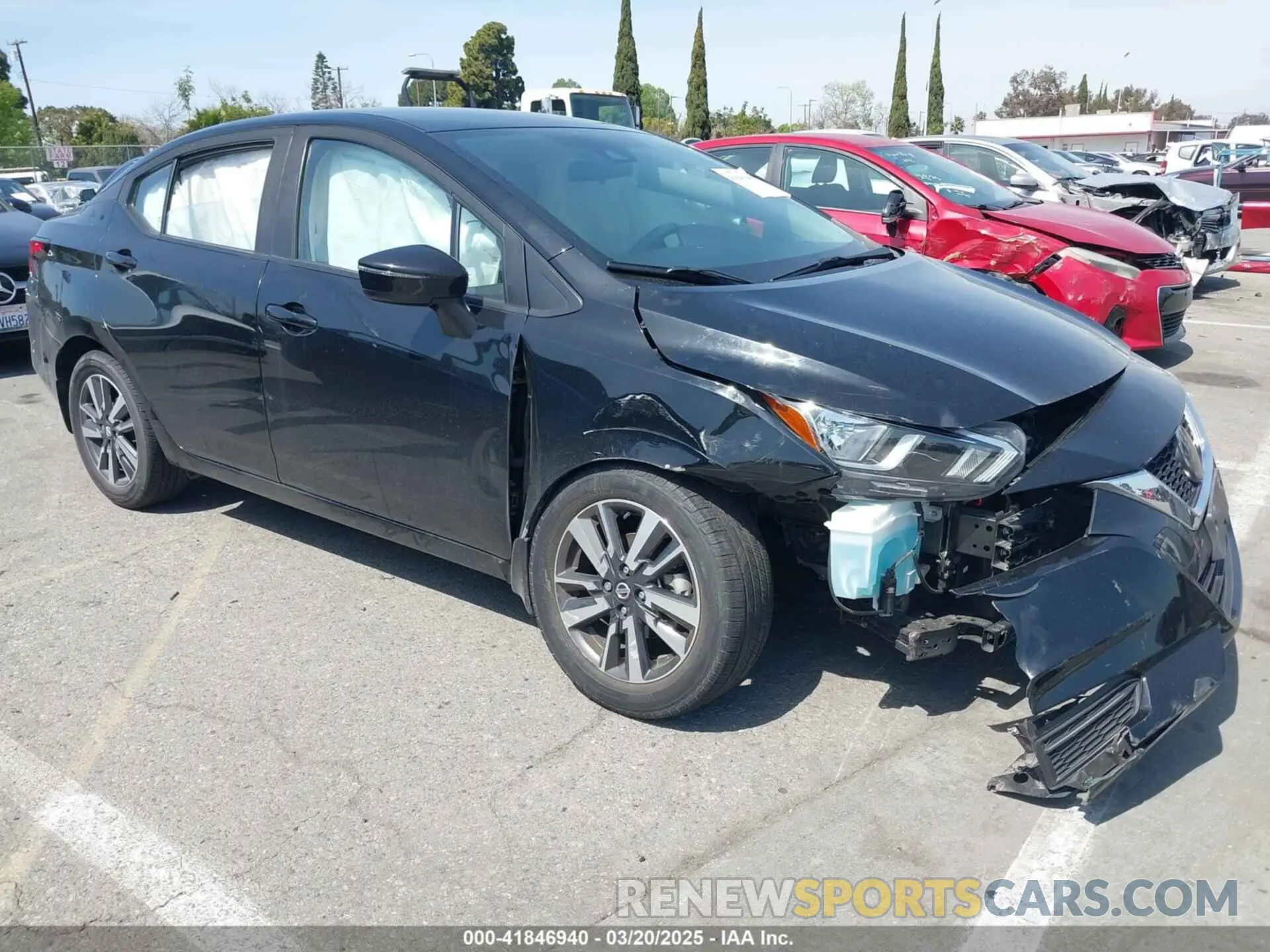 1 Photograph of a damaged car 3N1CN8EV3LL881188 NISSAN VERSA 2020