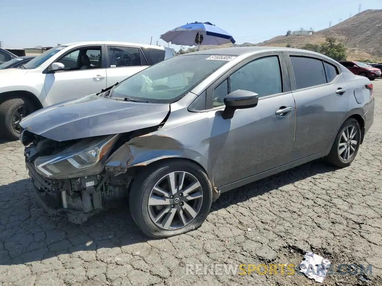 1 Photograph of a damaged car 3N1CN8EV5LL804015 NISSAN VERSA 2020