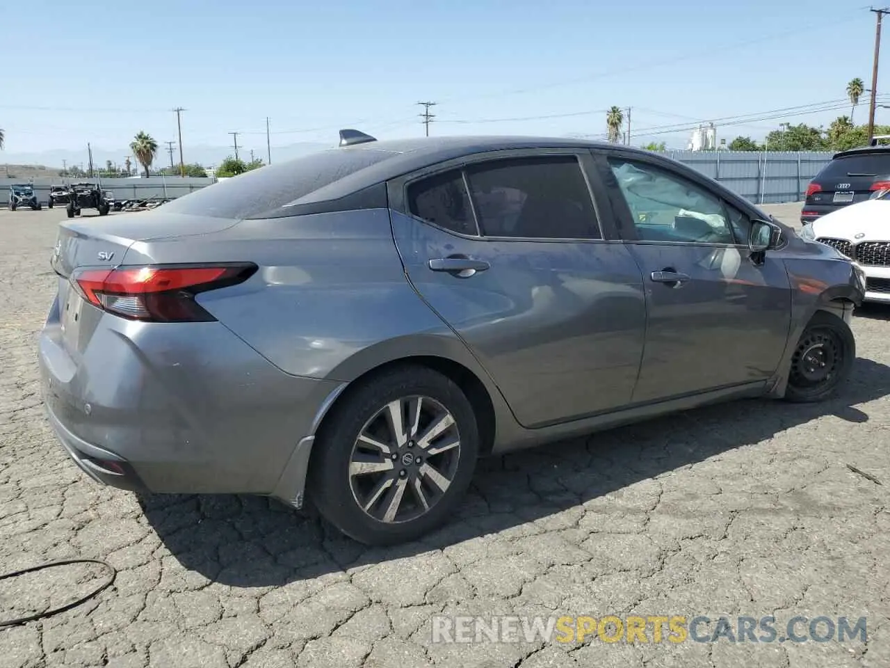 3 Photograph of a damaged car 3N1CN8EV5LL804015 NISSAN VERSA 2020