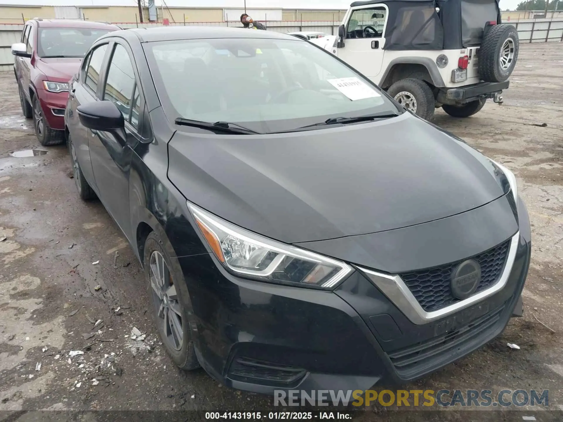 1 Photograph of a damaged car 3N1CN8EV5LL844143 NISSAN VERSA 2020