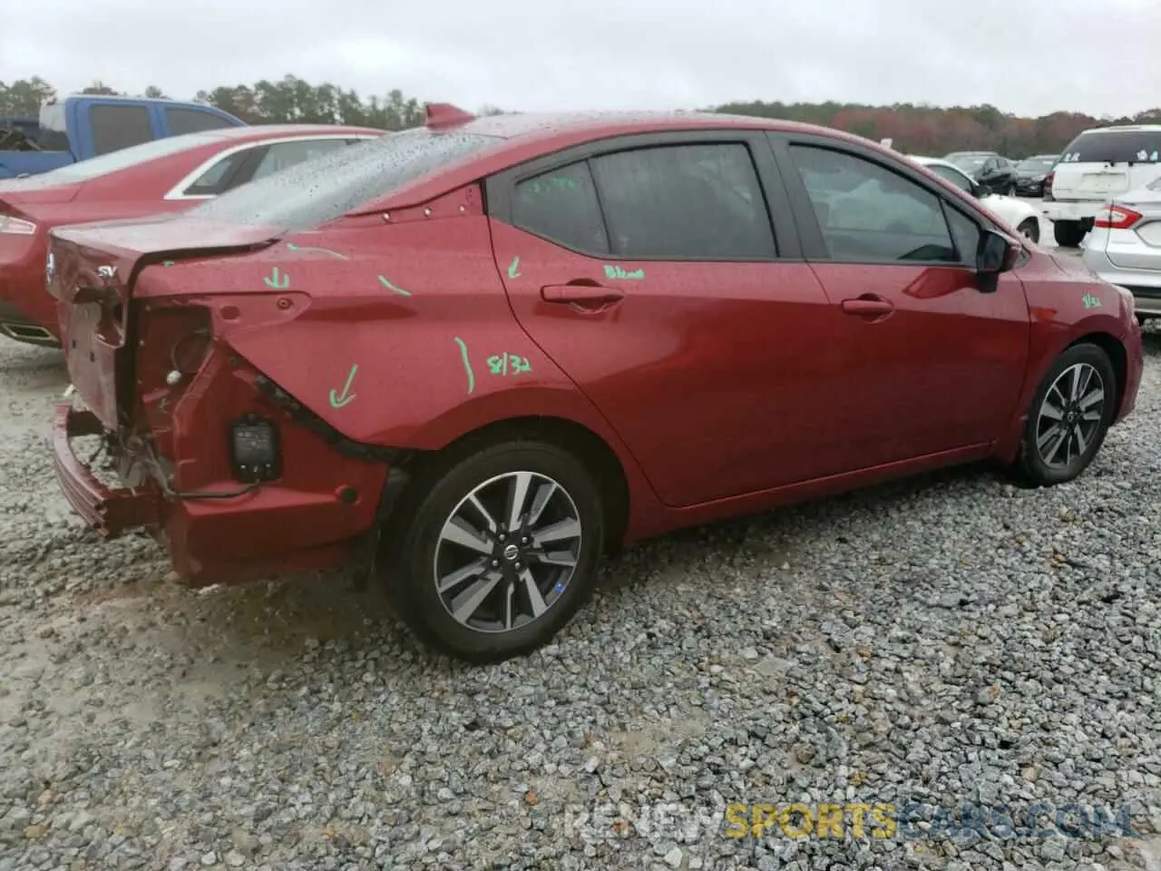 3 Photograph of a damaged car 3N1CN8EV5LL901411 NISSAN VERSA 2020