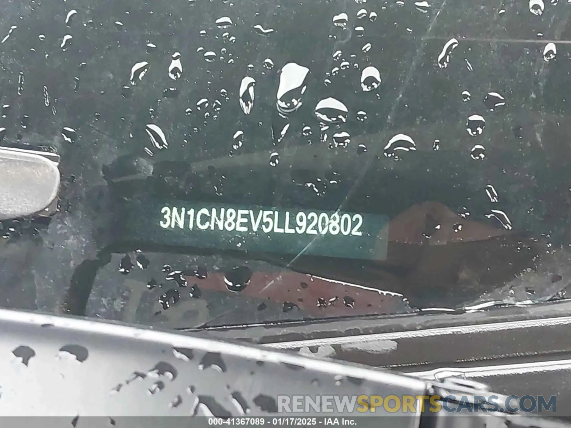 9 Photograph of a damaged car 3N1CN8EV5LL920802 NISSAN VERSA 2020