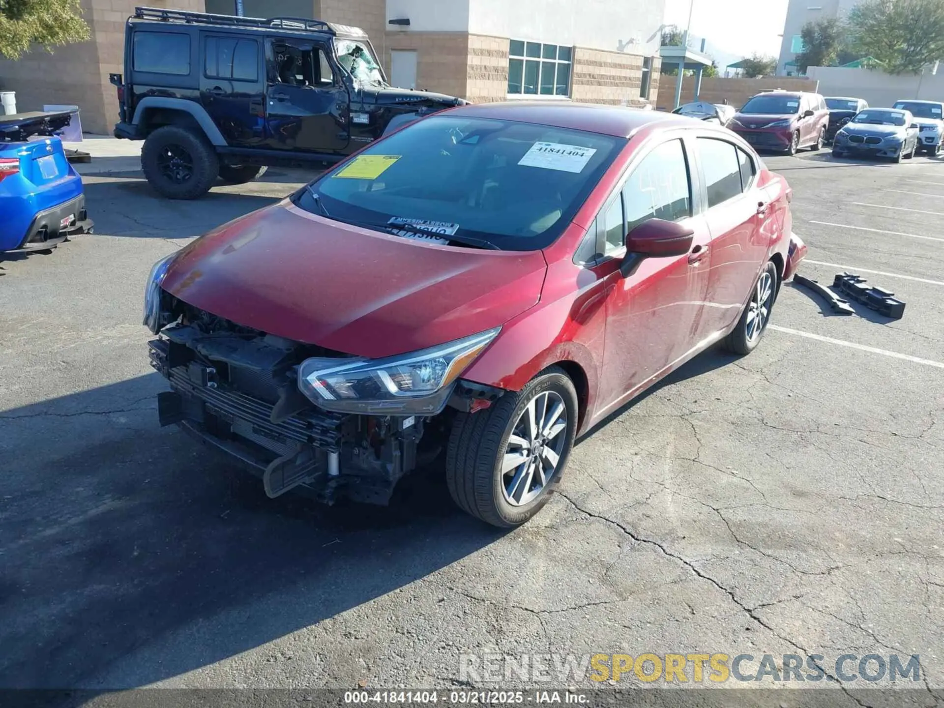 2 Photograph of a damaged car 3N1CN8EV6LL808610 NISSAN VERSA 2020