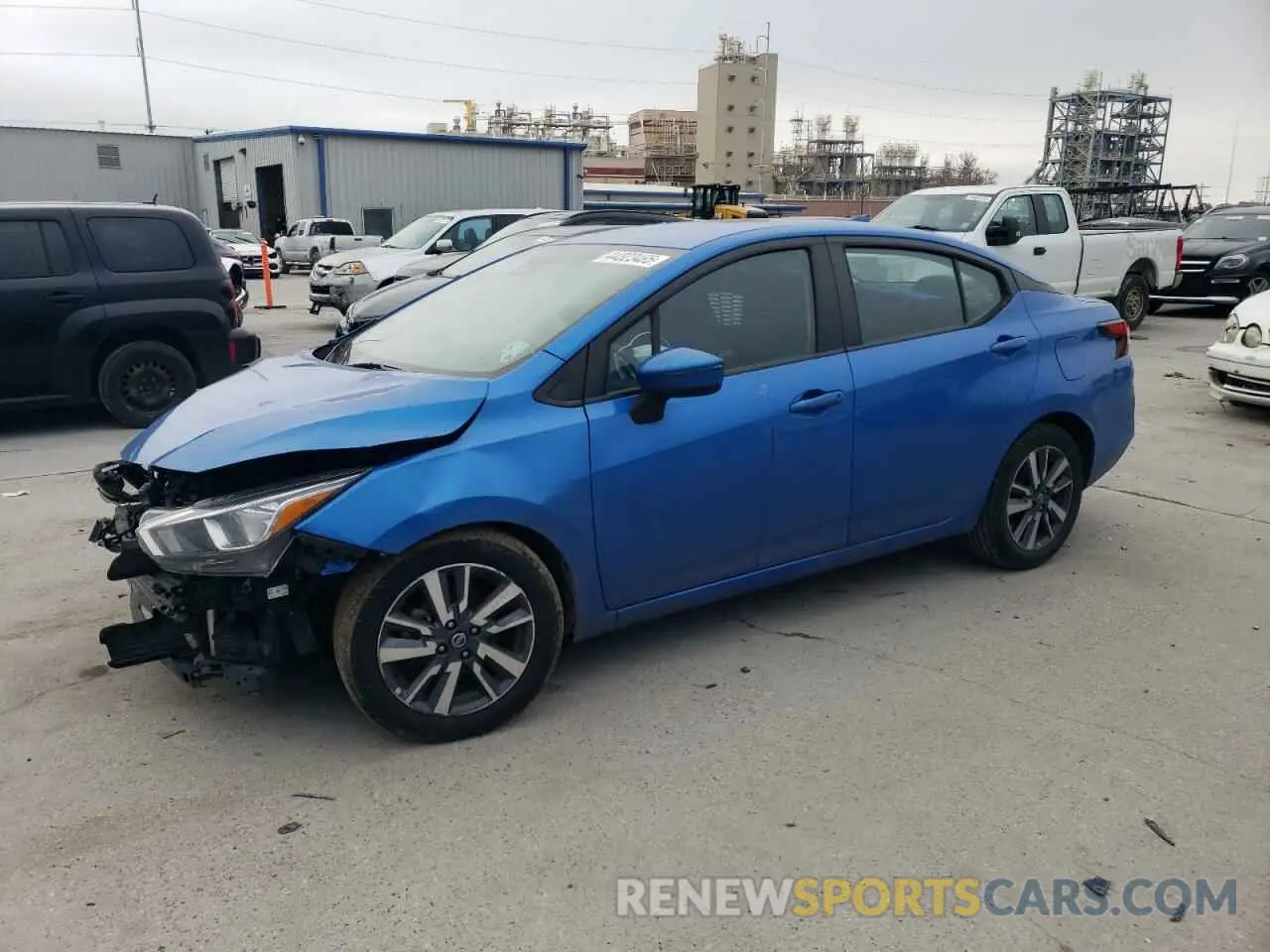 1 Photograph of a damaged car 3N1CN8EV6LL810177 NISSAN VERSA 2020