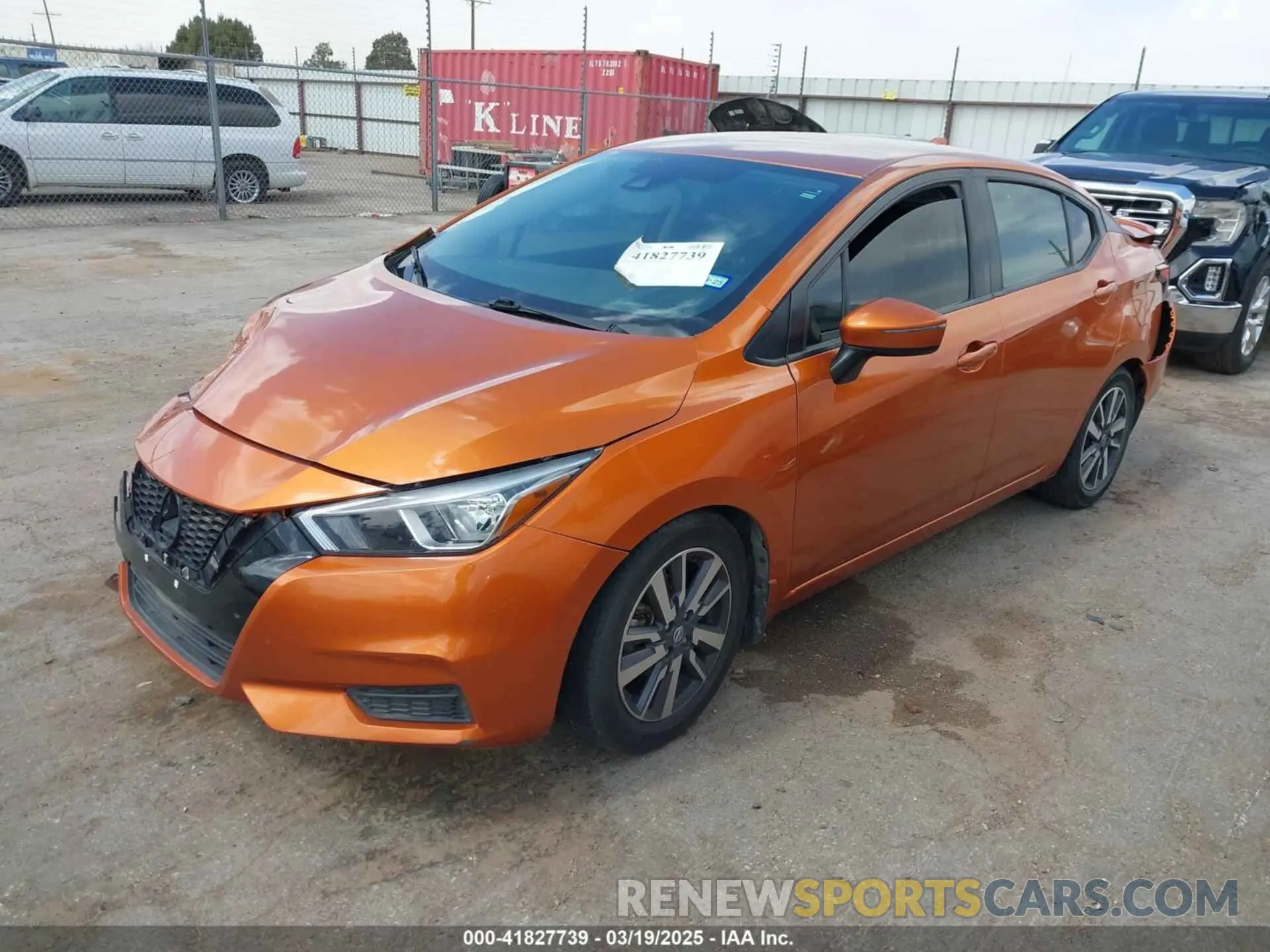 2 Photograph of a damaged car 3N1CN8EV6LL812320 NISSAN VERSA 2020