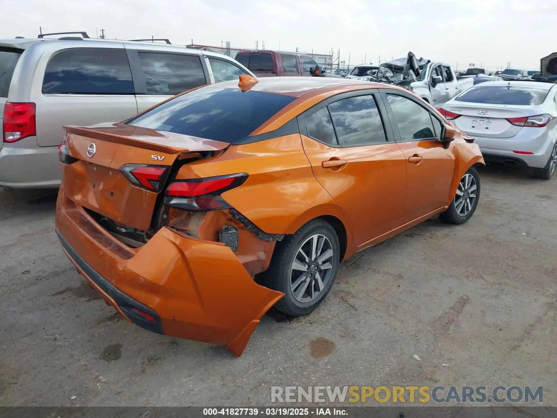 4 Photograph of a damaged car 3N1CN8EV6LL812320 NISSAN VERSA 2020