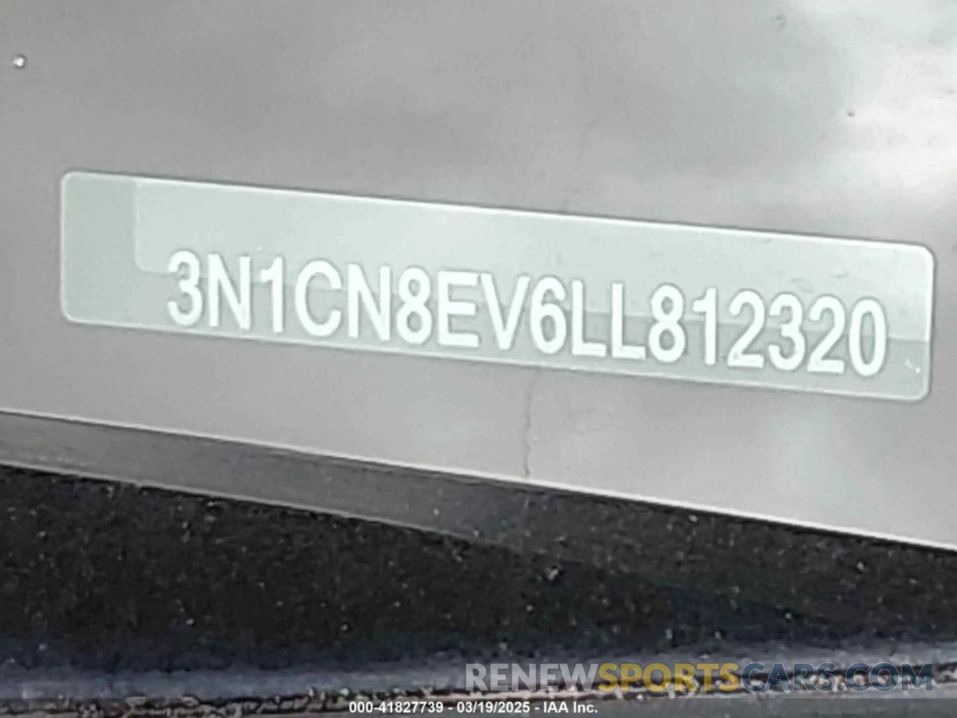 9 Photograph of a damaged car 3N1CN8EV6LL812320 NISSAN VERSA 2020