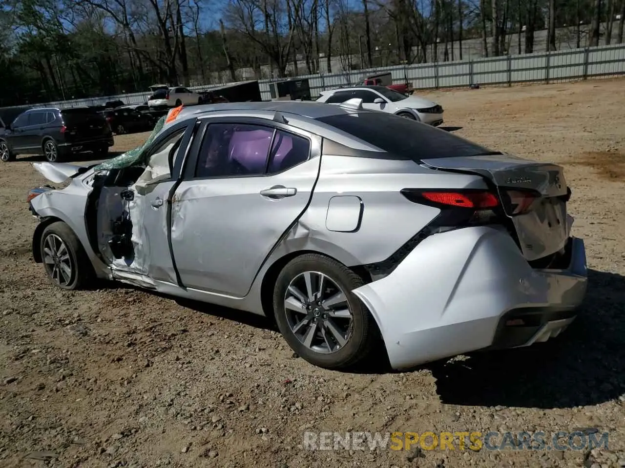 2 Photograph of a damaged car 3N1CN8EV6LL841350 NISSAN VERSA 2020