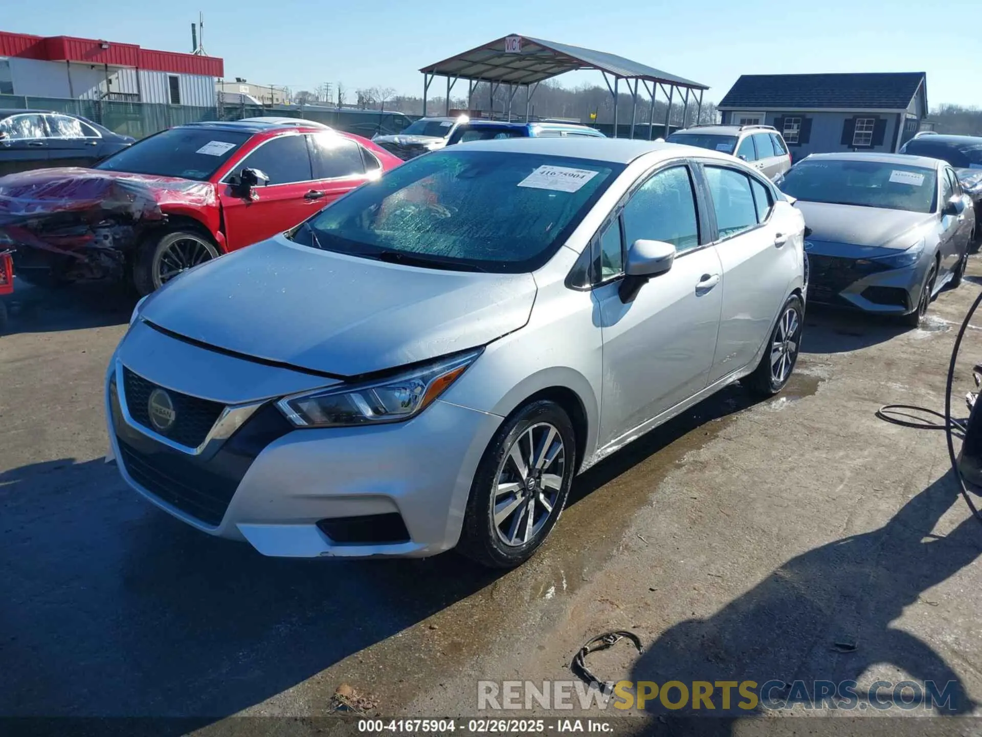 2 Photograph of a damaged car 3N1CN8EV6LL854504 NISSAN VERSA 2020