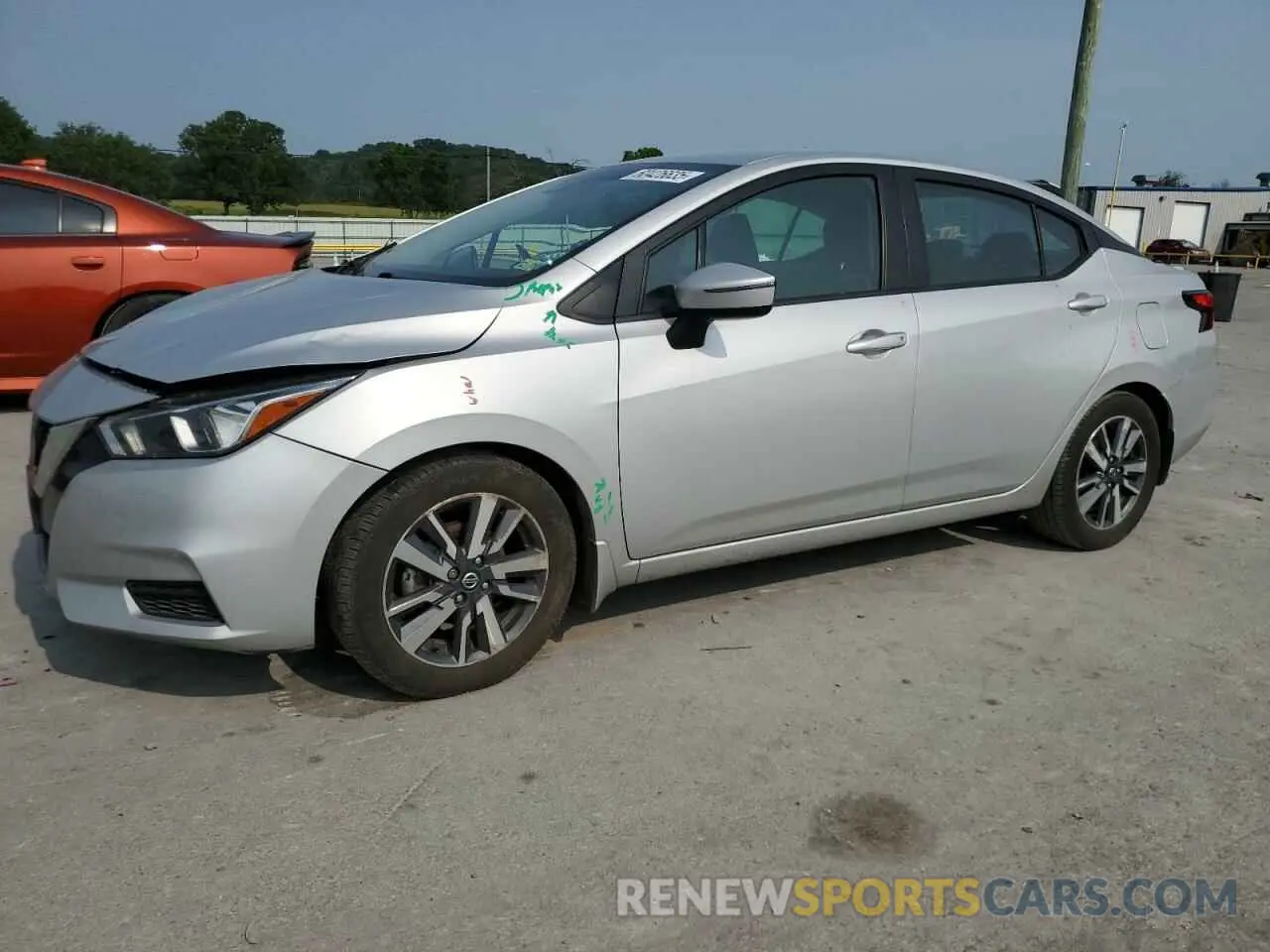 1 Photograph of a damaged car 3N1CN8EV7LL824363 NISSAN VERSA 2020
