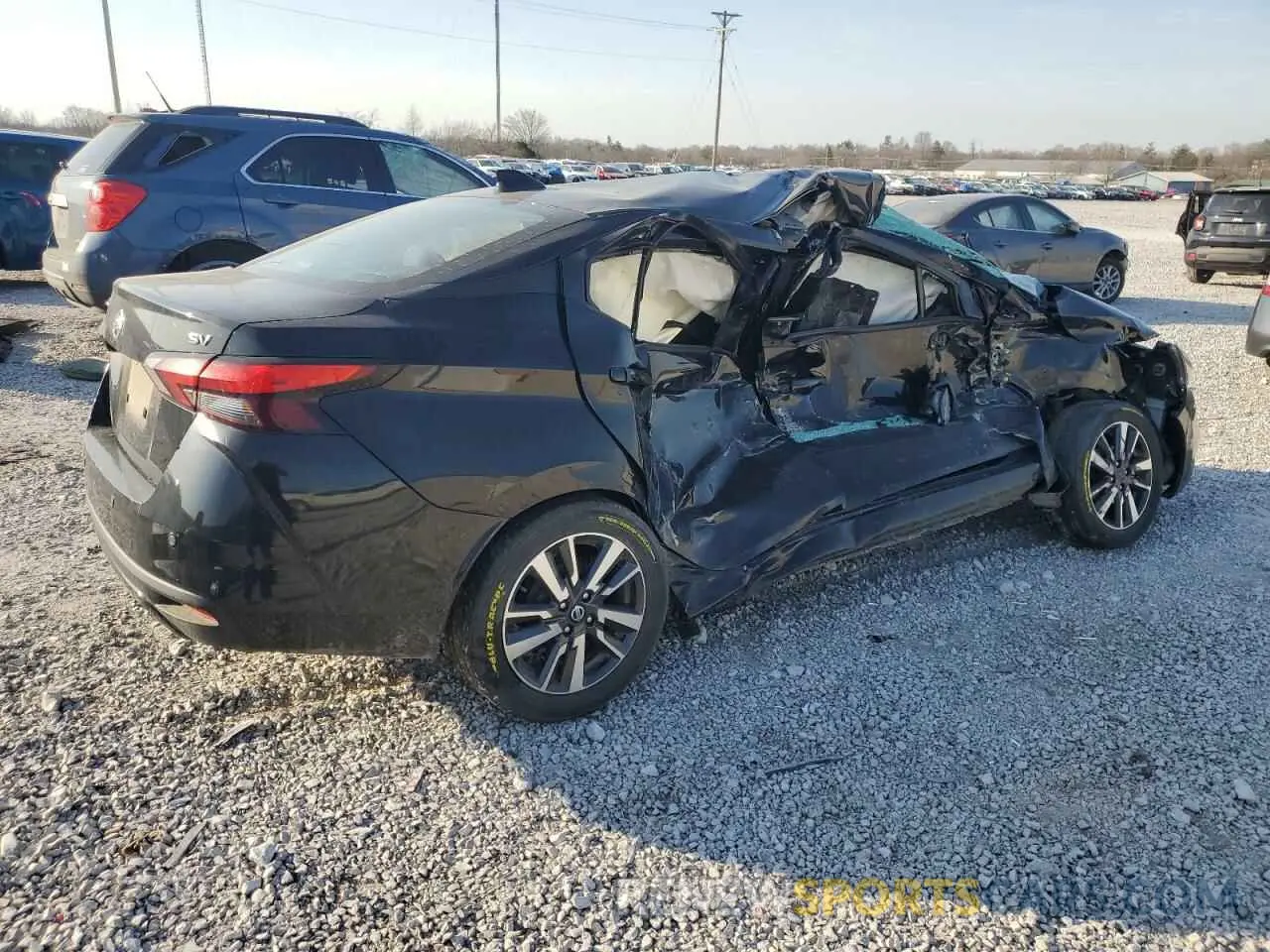 3 Photograph of a damaged car 3N1CN8EV7LL874129 NISSAN VERSA 2020