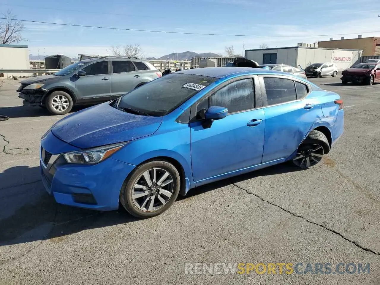 1 Photograph of a damaged car 3N1CN8EV8LL850454 NISSAN VERSA 2020