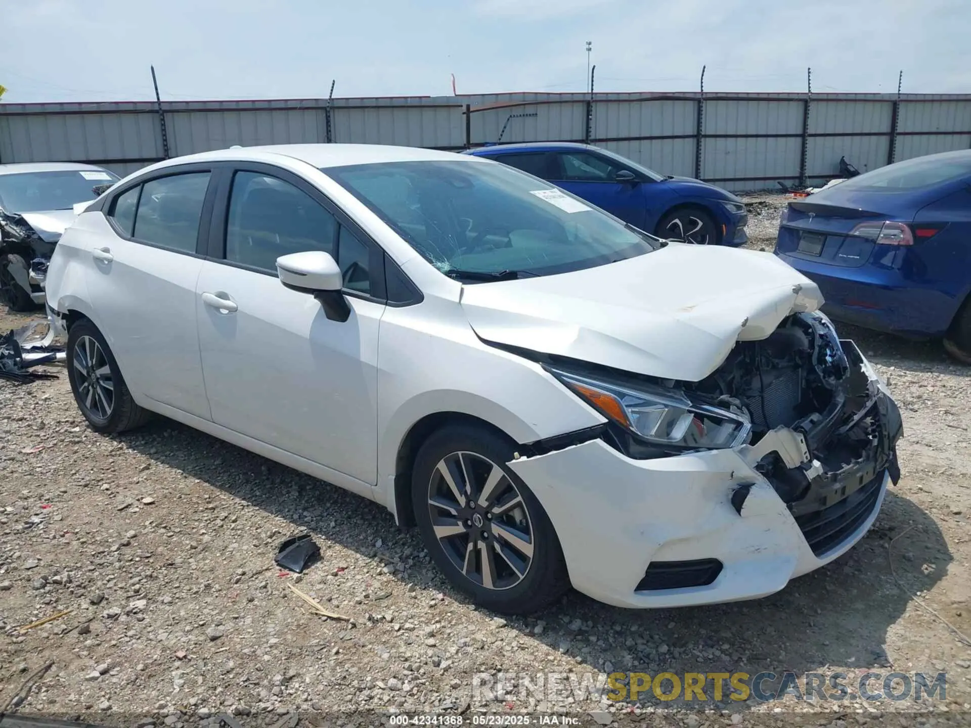 1 Photograph of a damaged car 3N1CN8EV8LL882210 NISSAN VERSA 2020