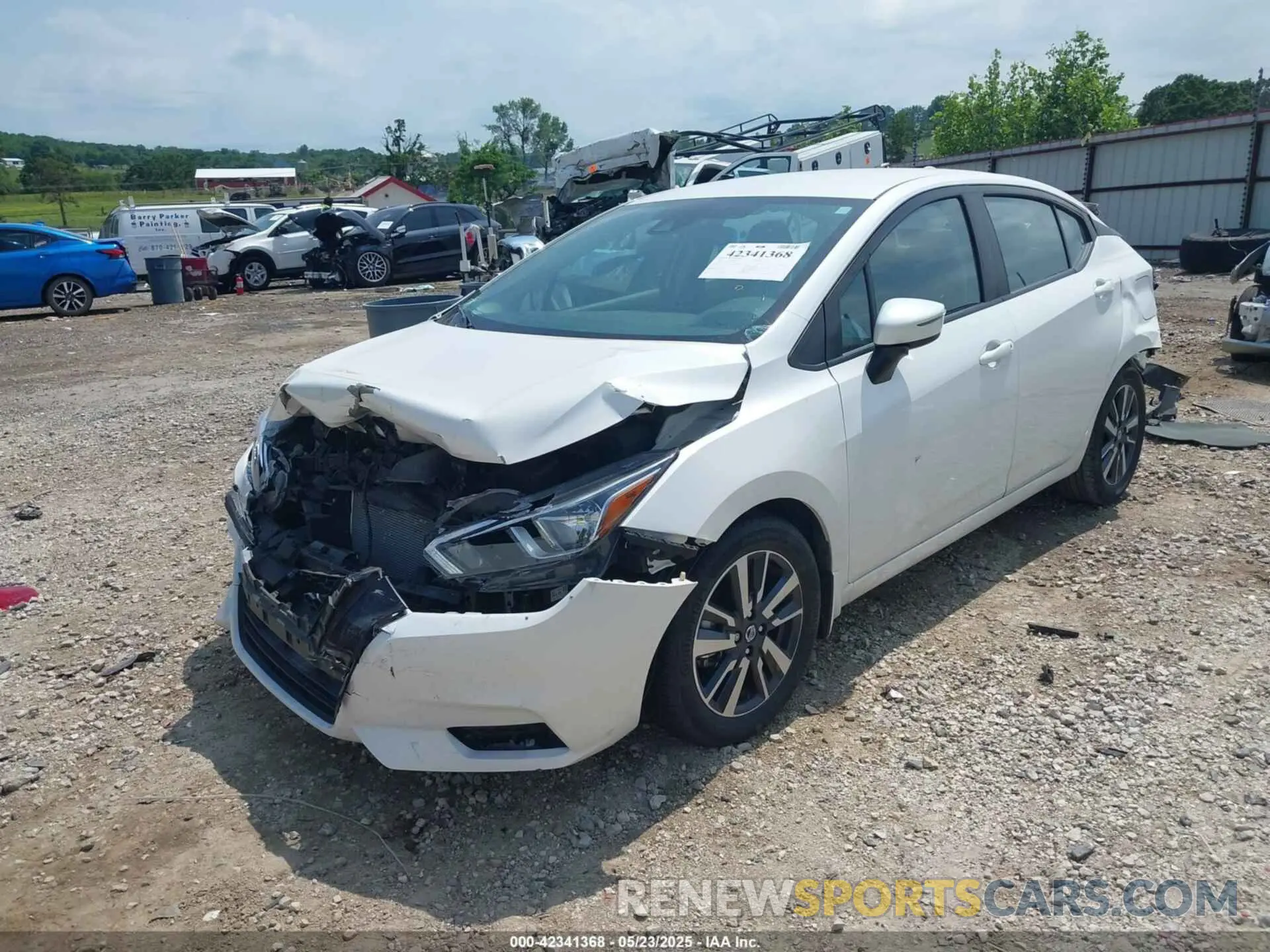 2 Photograph of a damaged car 3N1CN8EV8LL882210 NISSAN VERSA 2020