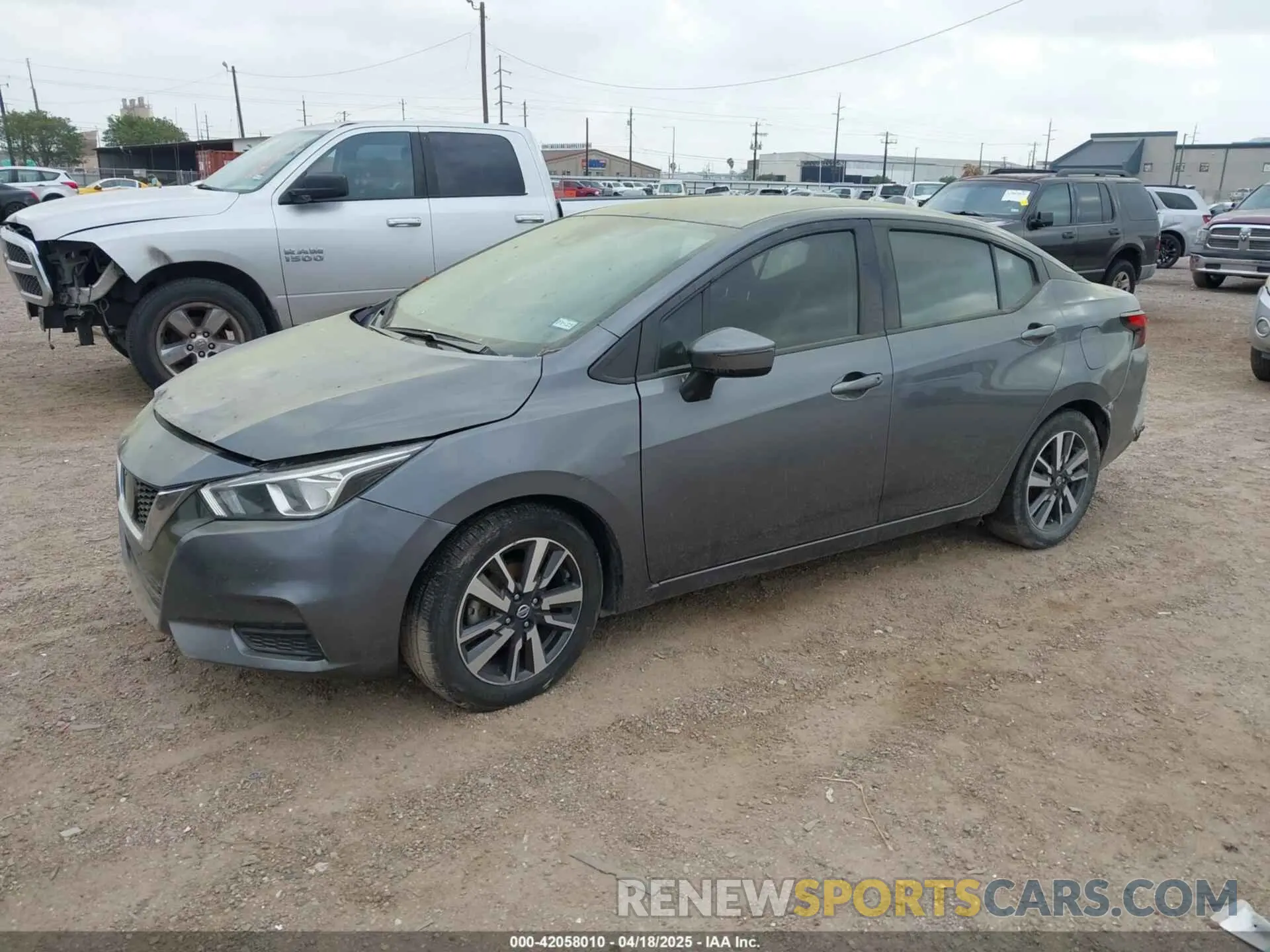 2 Photograph of a damaged car 3N1CN8EV8LL895524 NISSAN VERSA 2020
