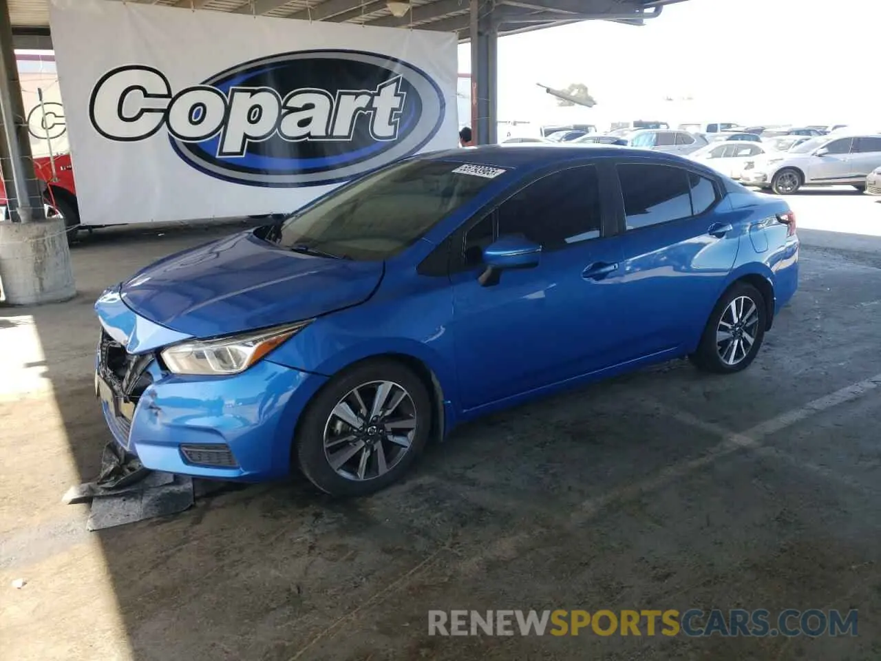 1 Photograph of a damaged car 3N1CN8EV9LL817592 NISSAN VERSA 2020