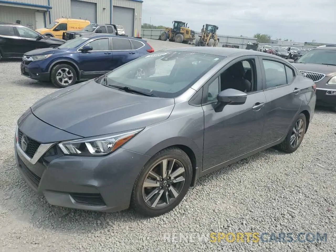 1 Photograph of a damaged car 3N1CN8EV9LL921953 NISSAN VERSA 2020
