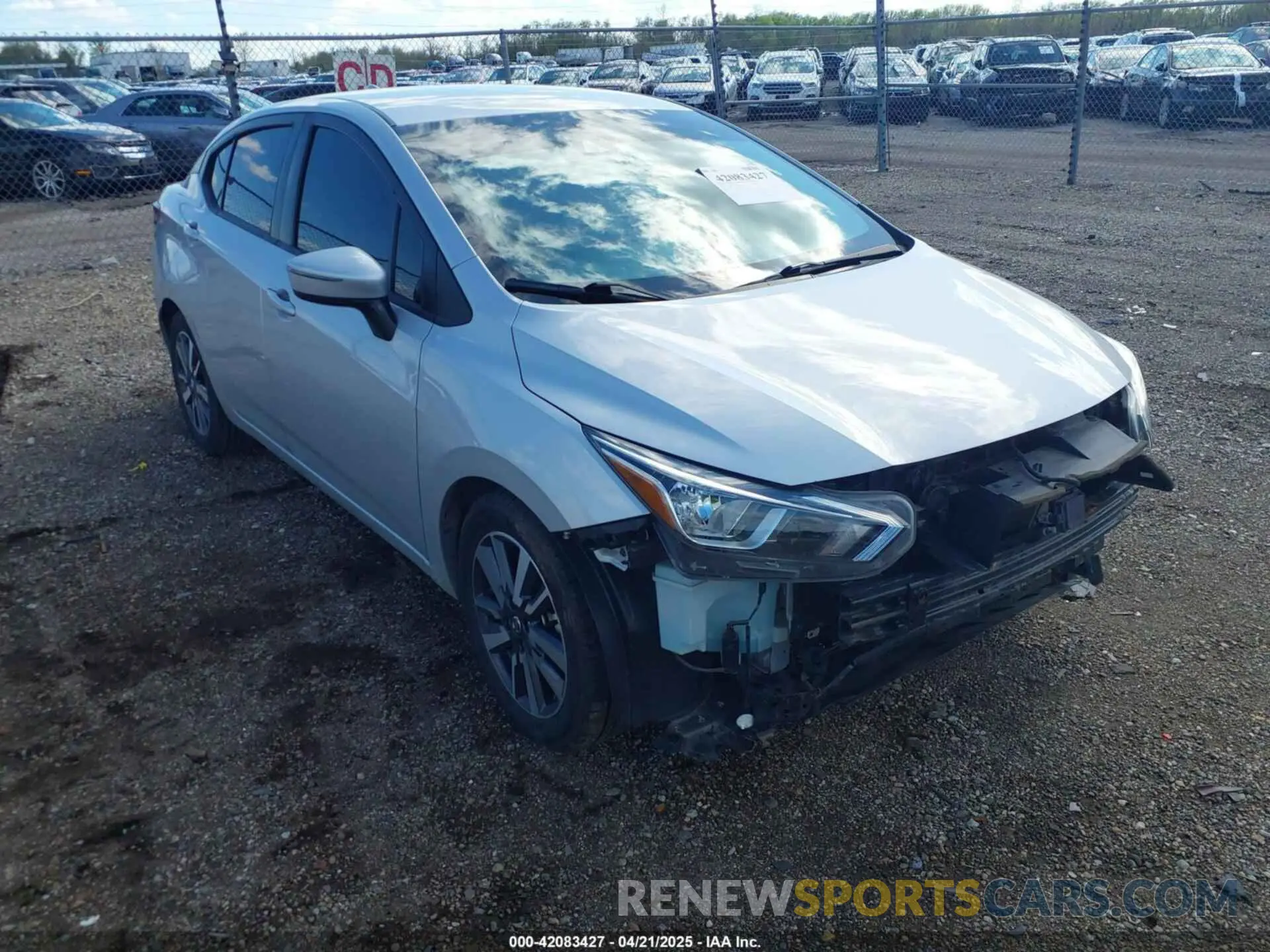 1 Photograph of a damaged car 3N1CN8EVXLL800347 NISSAN VERSA 2020