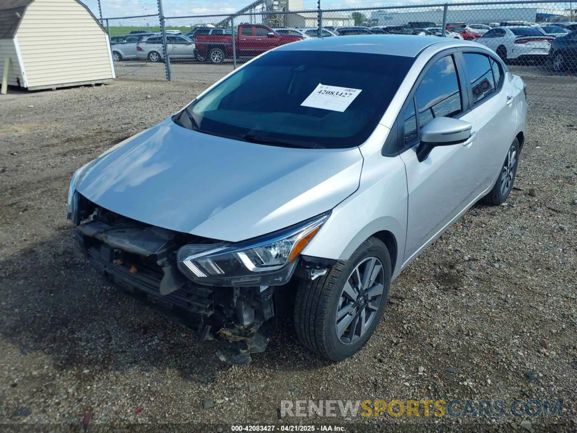 2 Photograph of a damaged car 3N1CN8EVXLL800347 NISSAN VERSA 2020