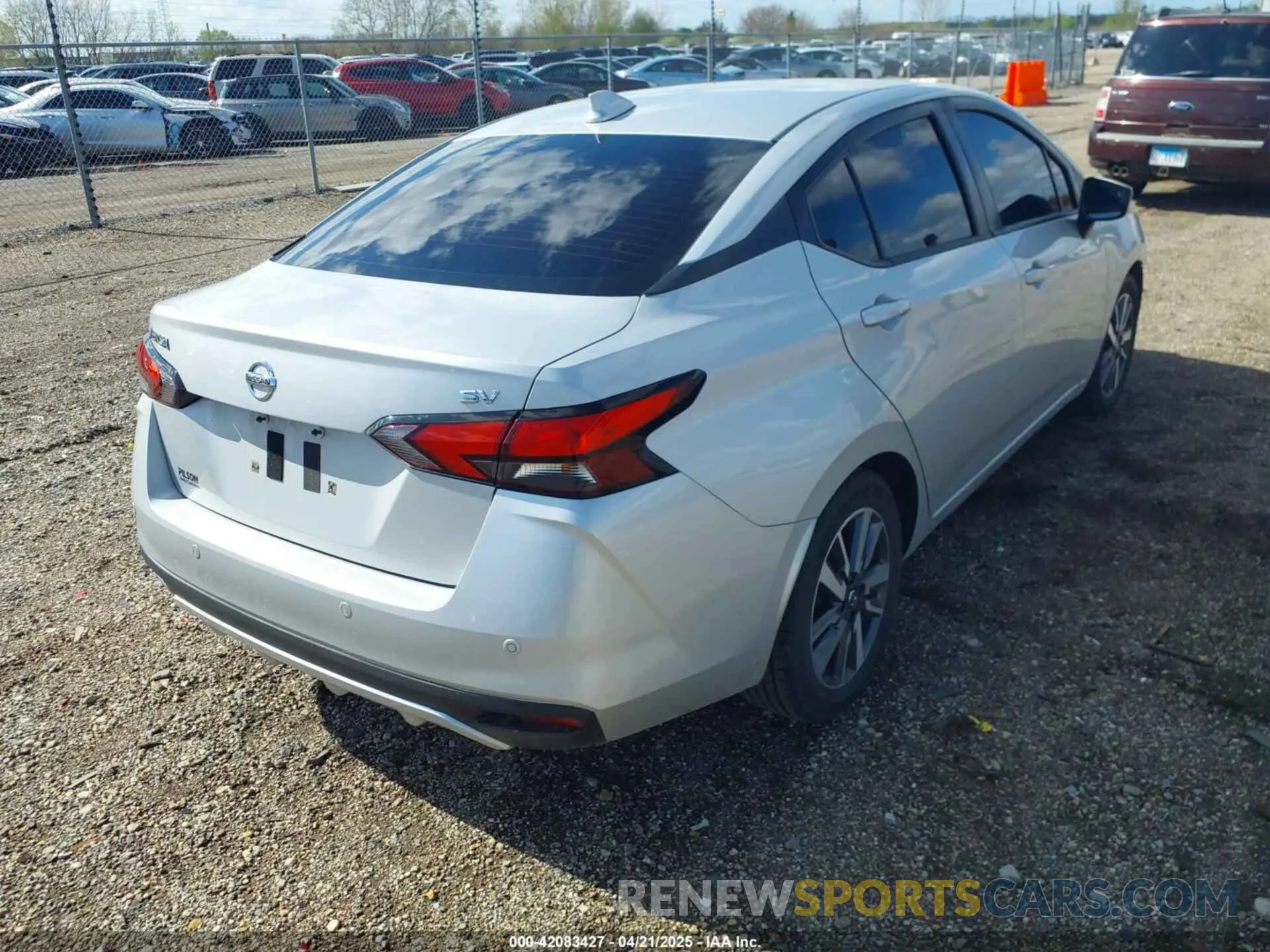 4 Photograph of a damaged car 3N1CN8EVXLL800347 NISSAN VERSA 2020
