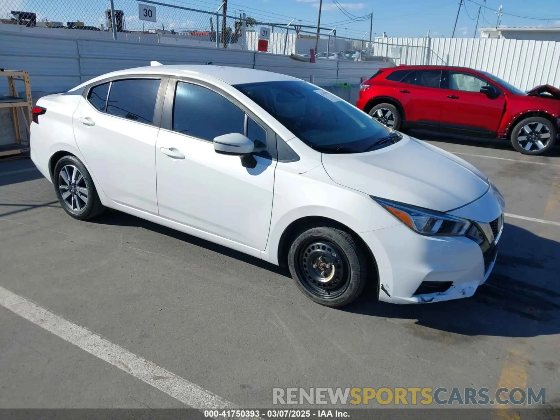 1 Photograph of a damaged car 3N1CN8EVXLL831629 NISSAN VERSA 2020