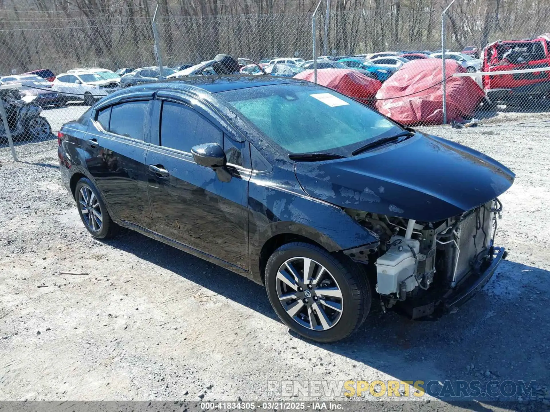 1 Photograph of a damaged car 3N1CN8EVXLL866607 NISSAN VERSA 2020