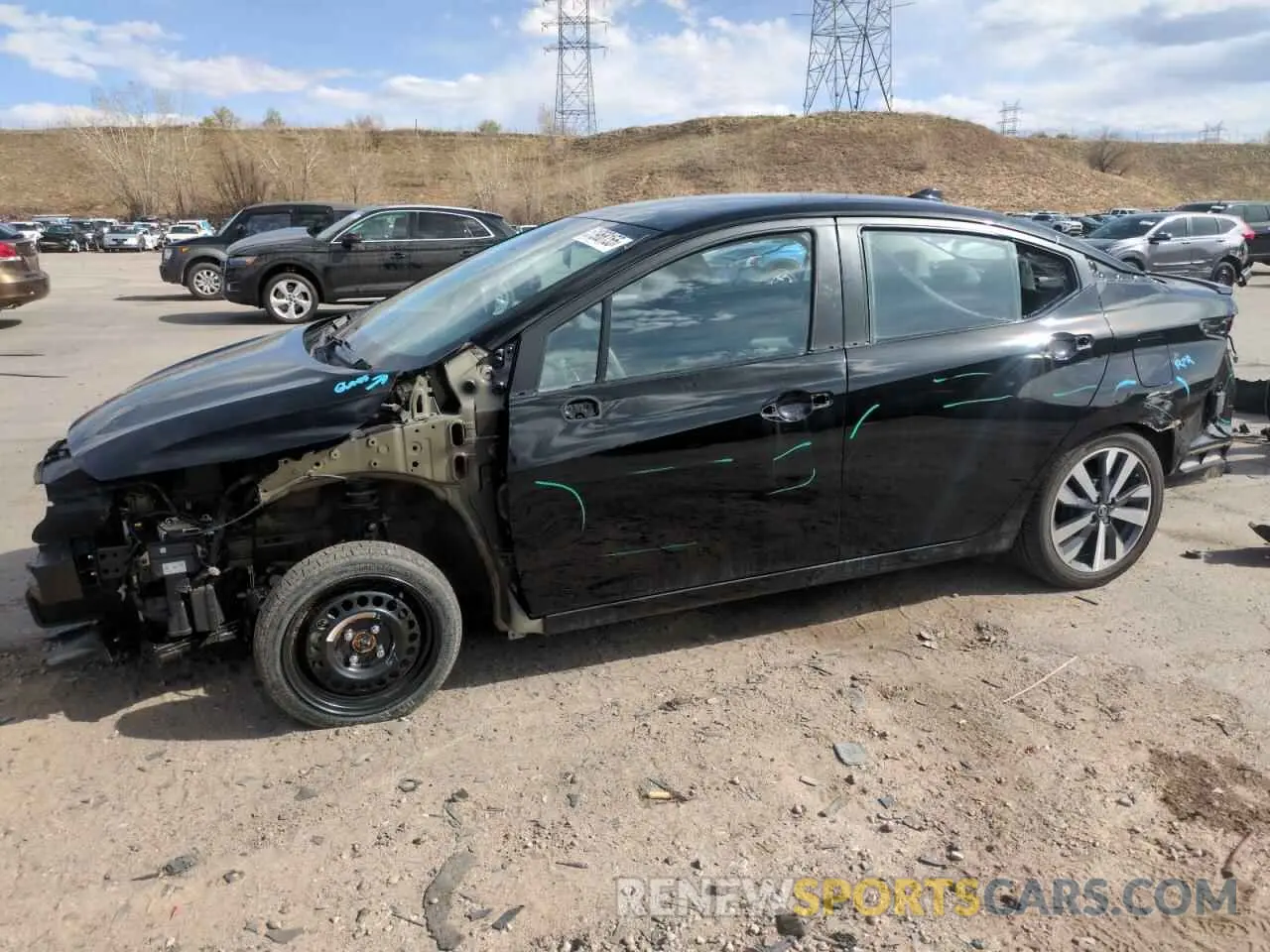 1 Photograph of a damaged car 3N1CN8FV0LL800713 NISSAN VERSA 2020