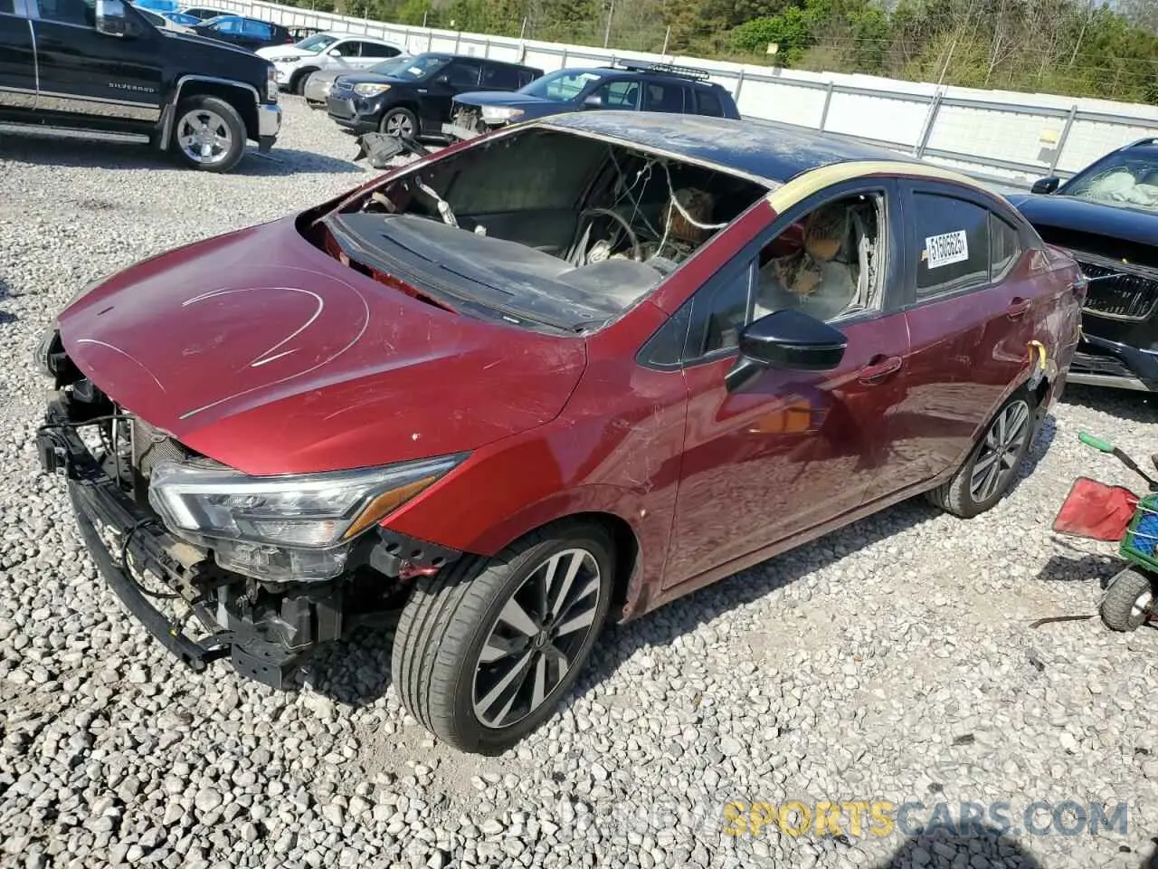 1 Photograph of a damaged car 3N1CN8FV1LL808187 NISSAN VERSA 2020