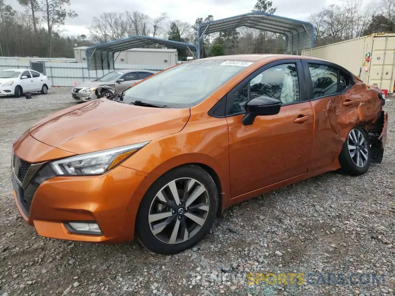 1 Photograph of a damaged car 3N1CN8FV1LL875100 NISSAN VERSA 2020