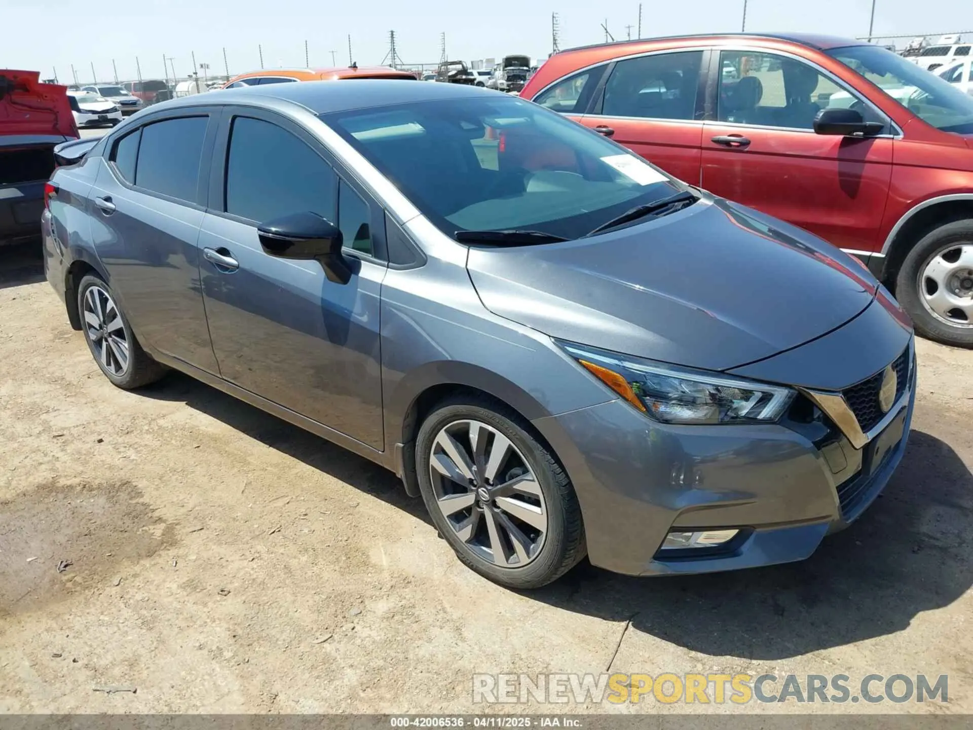 1 Photograph of a damaged car 3N1CN8FV1LL914784 NISSAN VERSA 2020