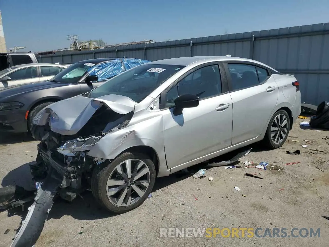 1 Photograph of a damaged car 3N1CN8FV2LL804388 NISSAN VERSA 2020
