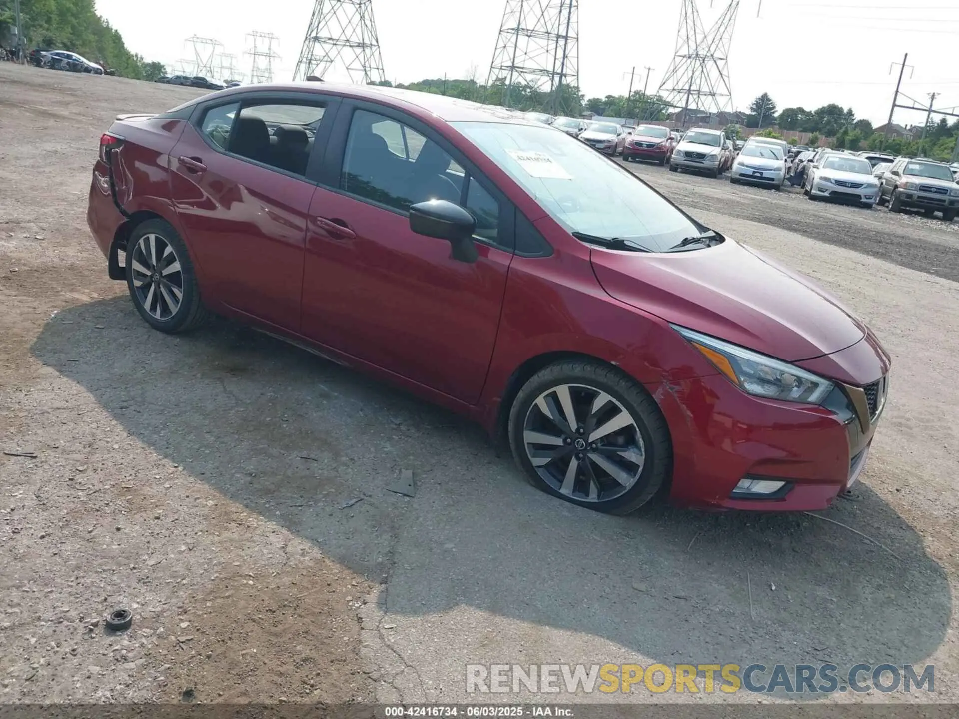 1 Photograph of a damaged car 3N1CN8FV2LL839545 NISSAN VERSA 2020
