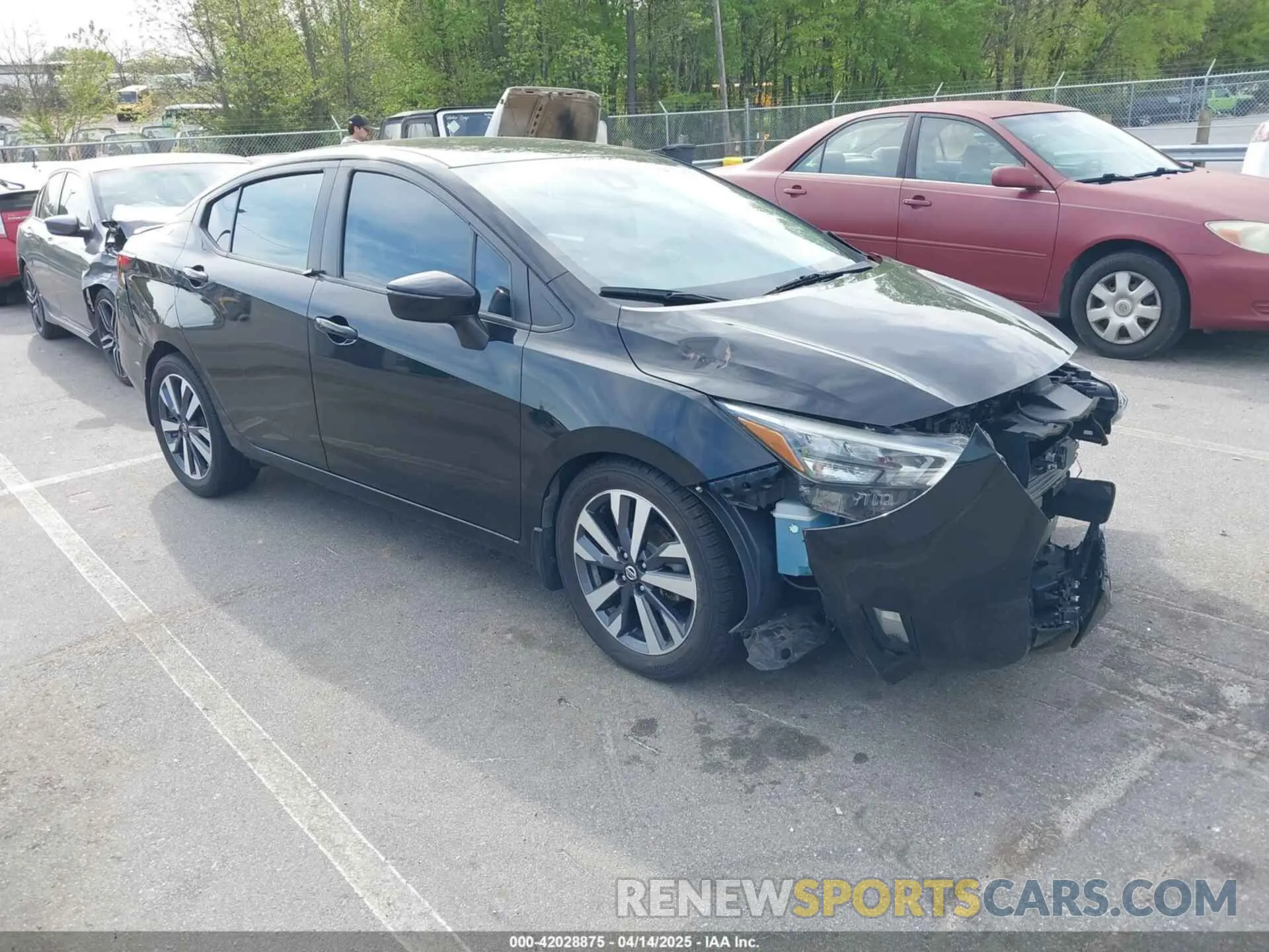 1 Photograph of a damaged car 3N1CN8FV2LL844051 NISSAN VERSA 2020
