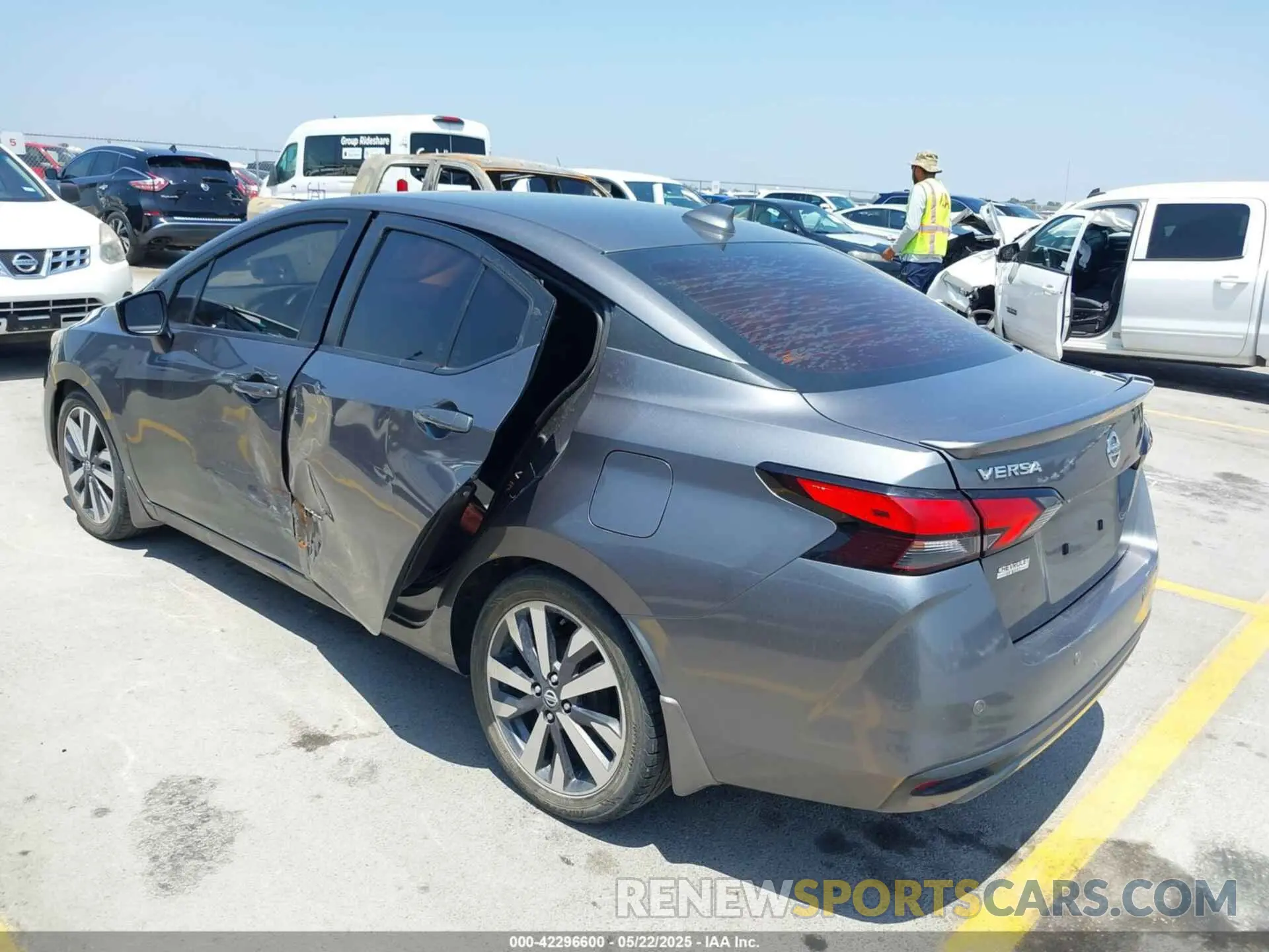 3 Photograph of a damaged car 3N1CN8FV2LL890009 NISSAN VERSA 2020