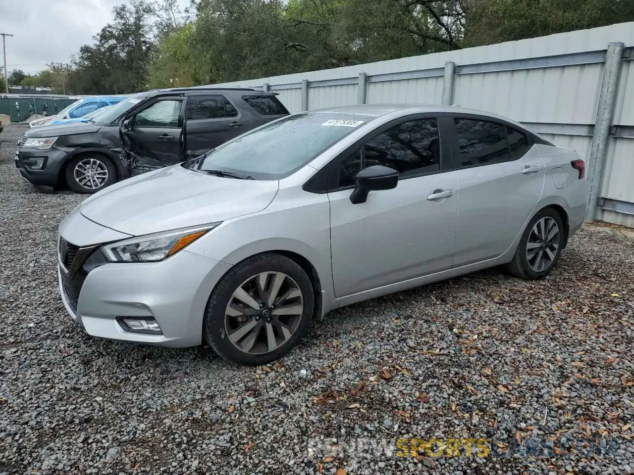 1 Photograph of a damaged car 3N1CN8FV3LL805761 NISSAN VERSA 2020