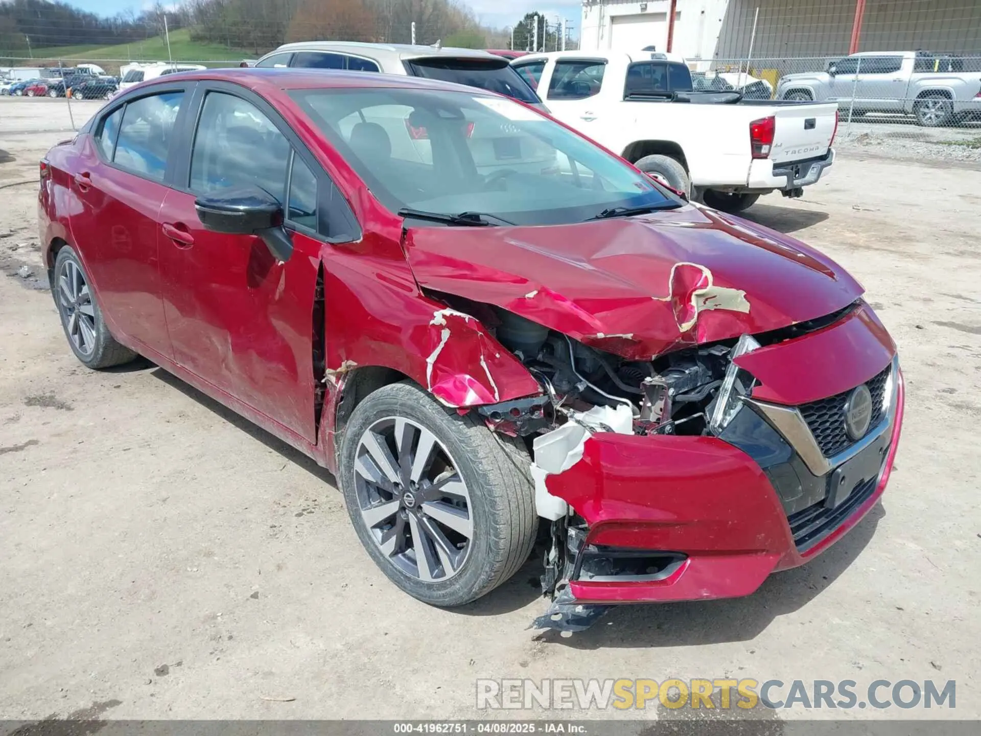 1 Photograph of a damaged car 3N1CN8FV3LL809907 NISSAN VERSA 2020